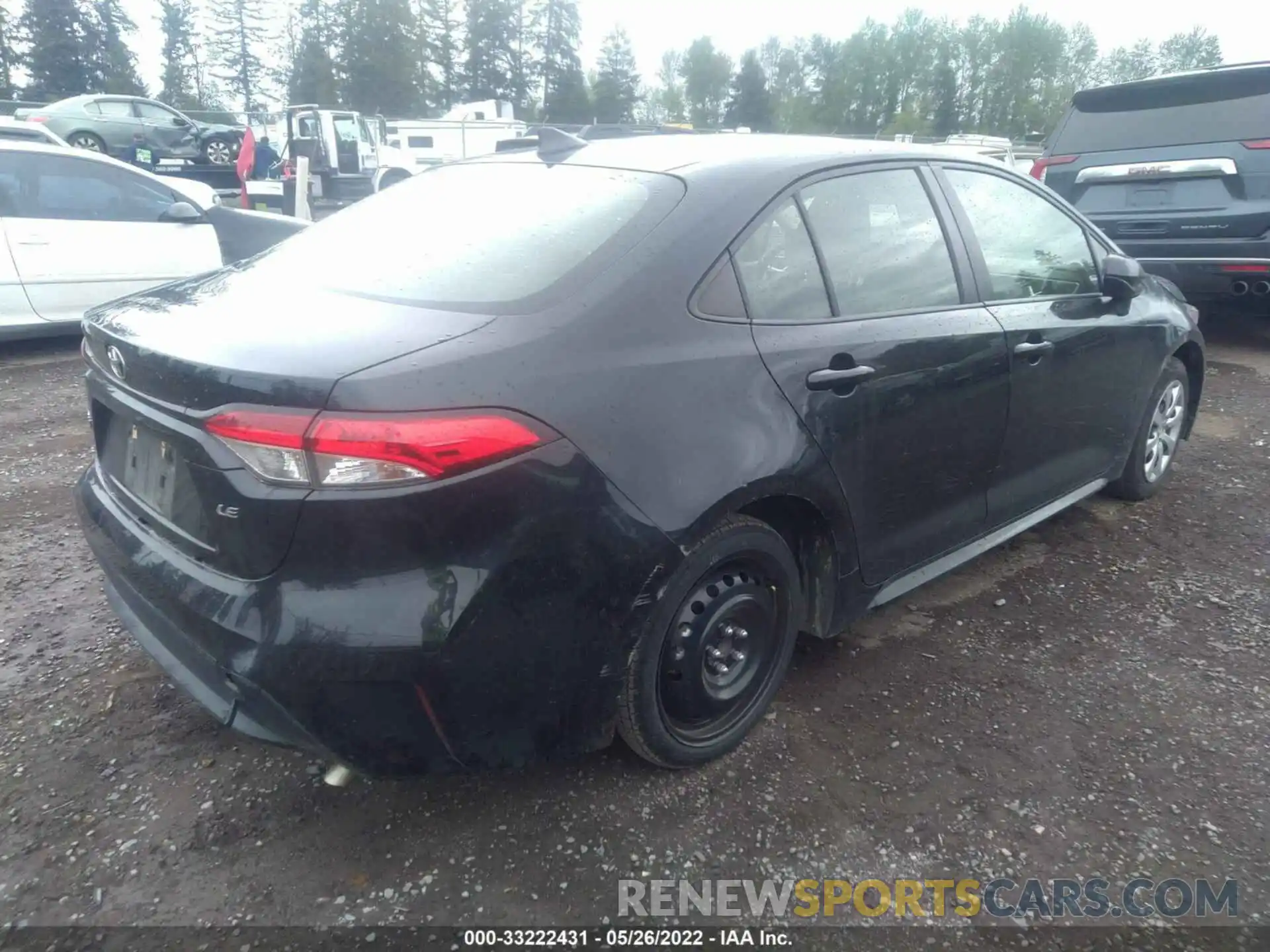 4 Photograph of a damaged car JTDEPRAE1LJ042109 TOYOTA COROLLA 2020