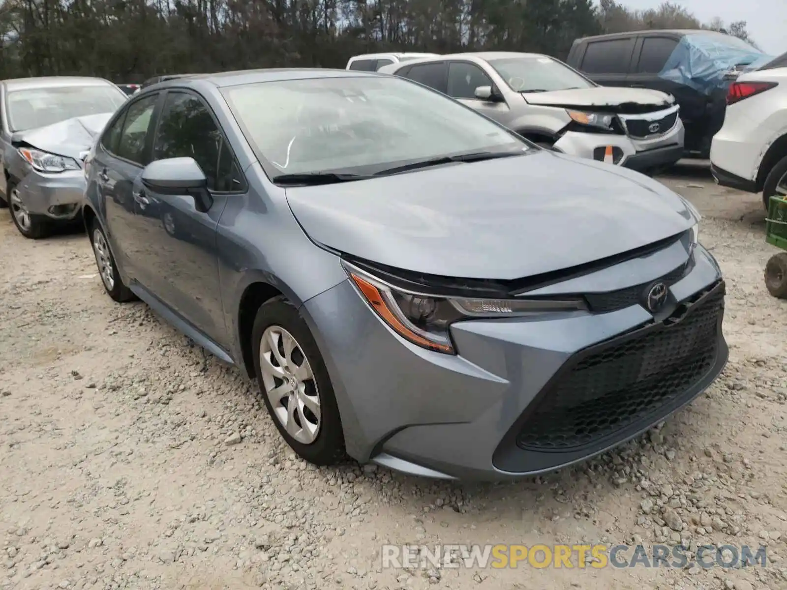 1 Photograph of a damaged car JTDEPRAE1LJ042188 TOYOTA COROLLA 2020