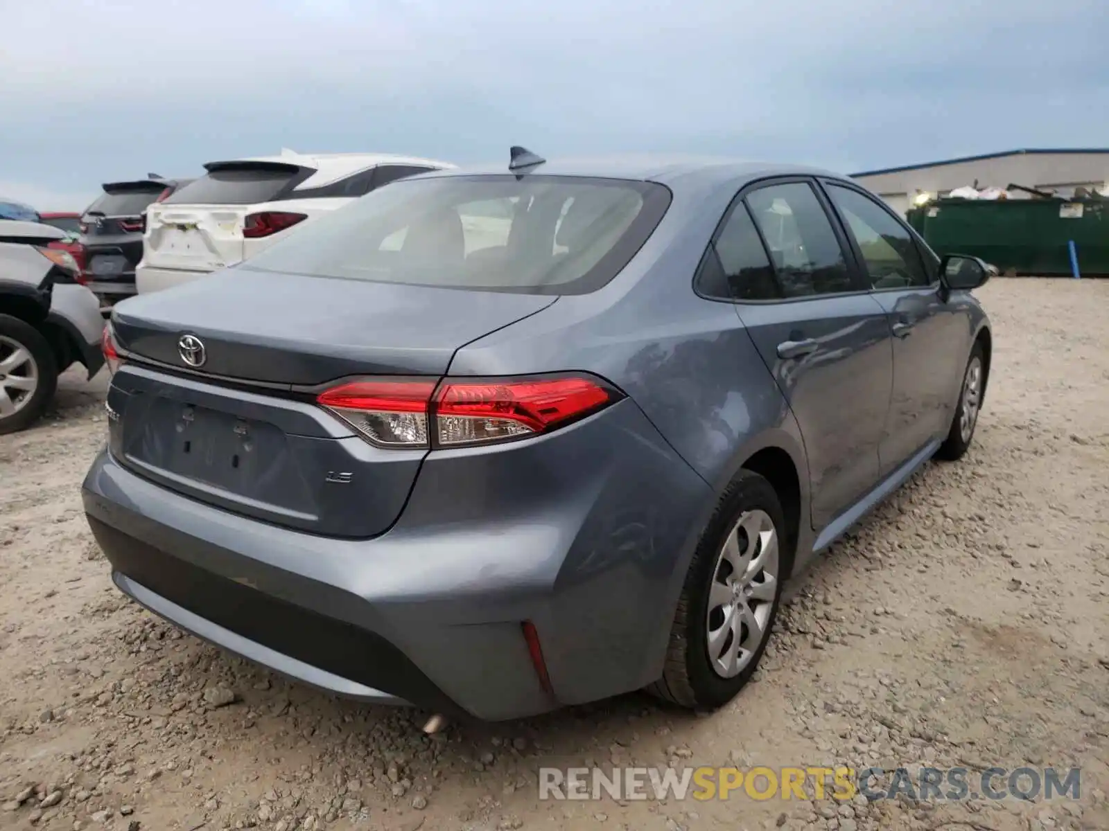 4 Photograph of a damaged car JTDEPRAE1LJ042188 TOYOTA COROLLA 2020