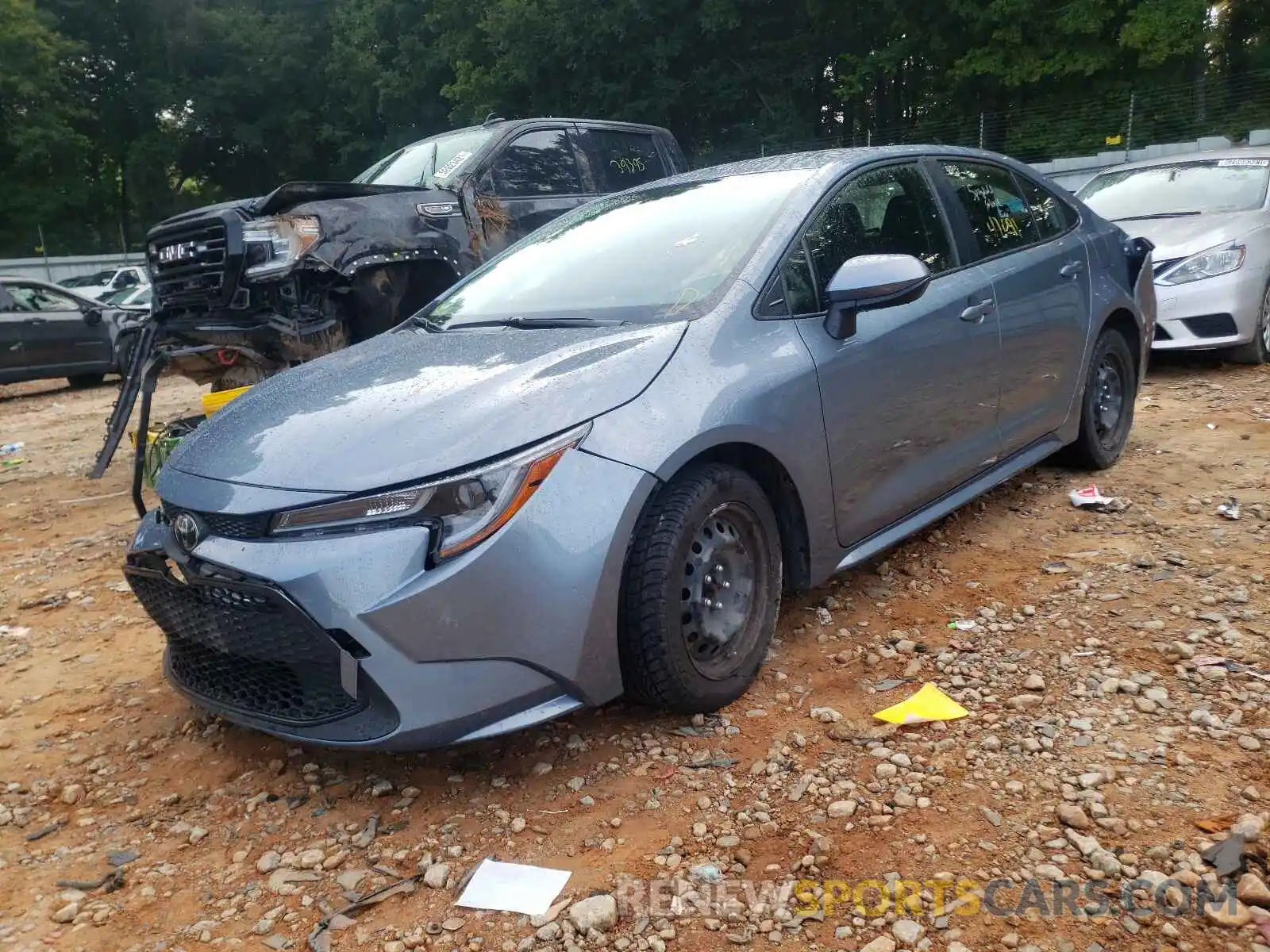 2 Photograph of a damaged car JTDEPRAE1LJ042997 TOYOTA COROLLA 2020