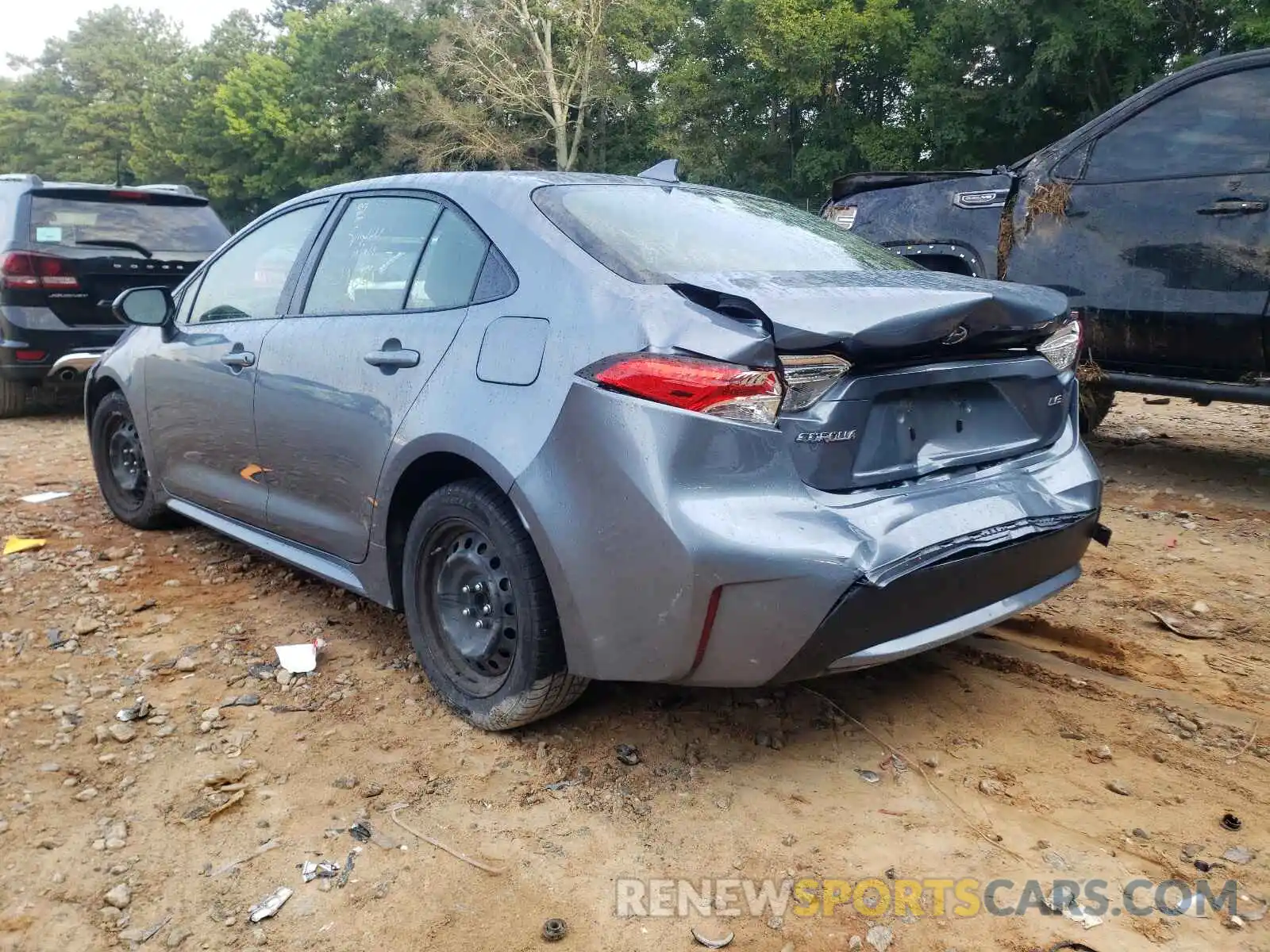 3 Photograph of a damaged car JTDEPRAE1LJ042997 TOYOTA COROLLA 2020