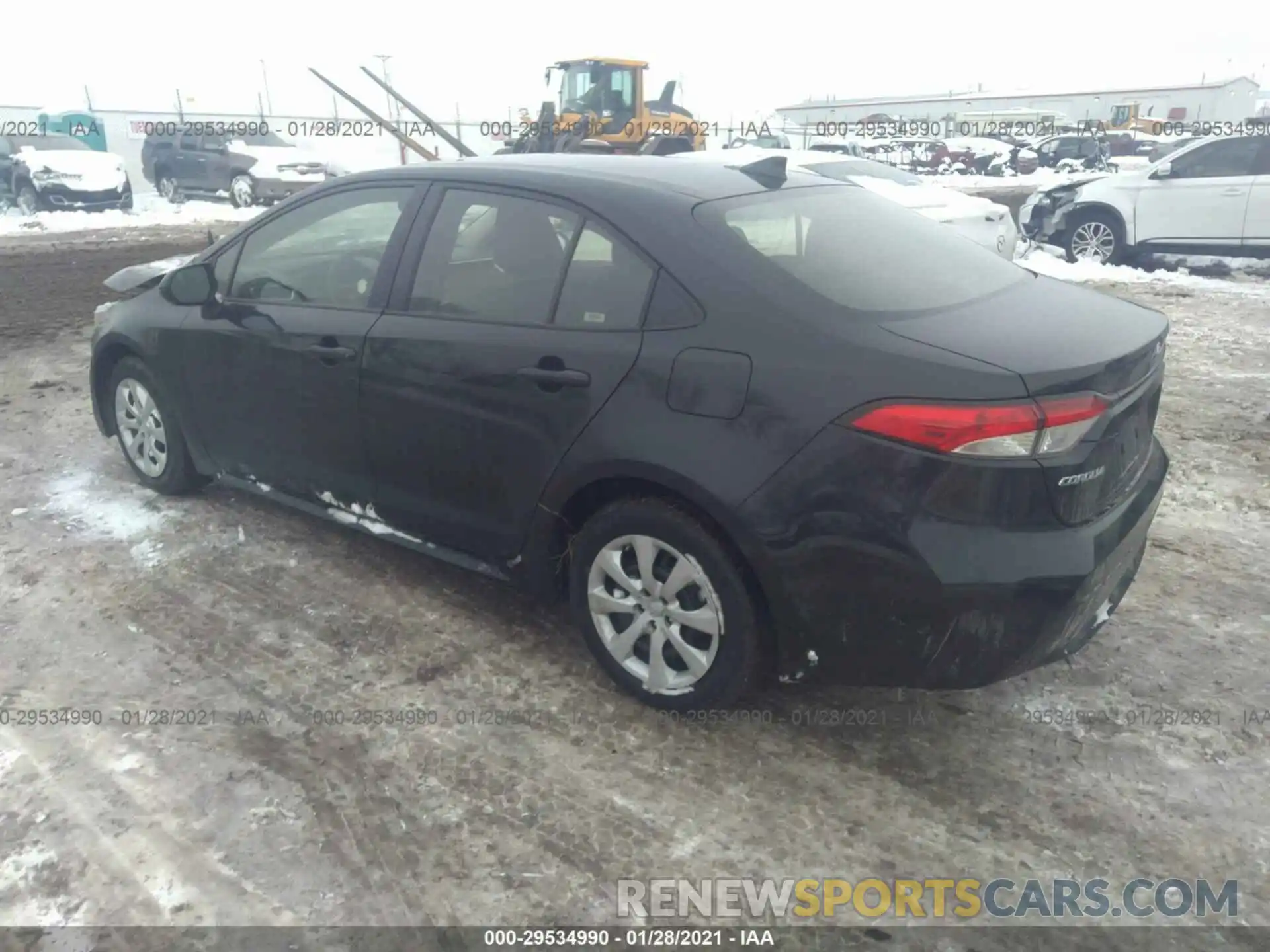 3 Photograph of a damaged car JTDEPRAE1LJ043082 TOYOTA COROLLA 2020