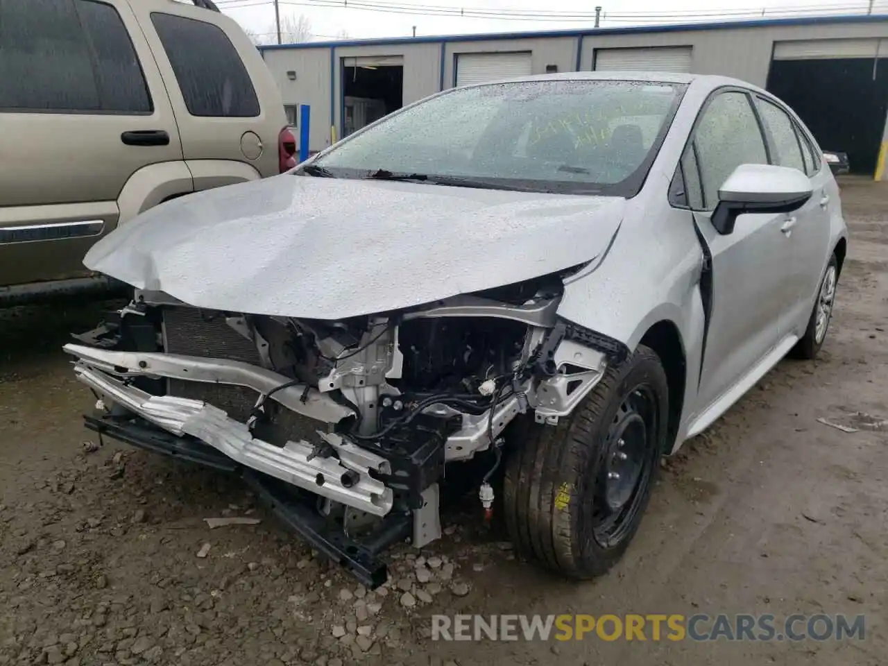 2 Photograph of a damaged car JTDEPRAE1LJ043177 TOYOTA COROLLA 2020