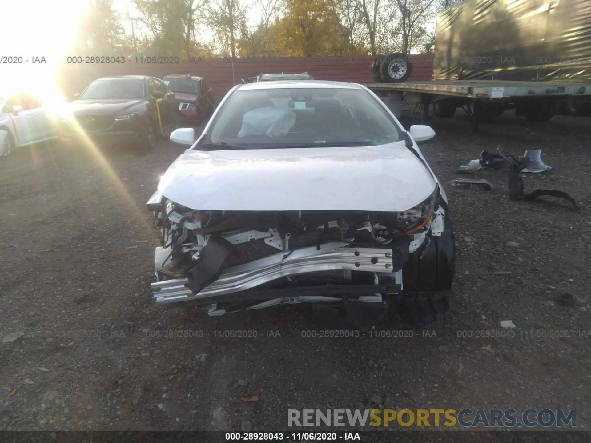 6 Photograph of a damaged car JTDEPRAE1LJ043745 TOYOTA COROLLA 2020