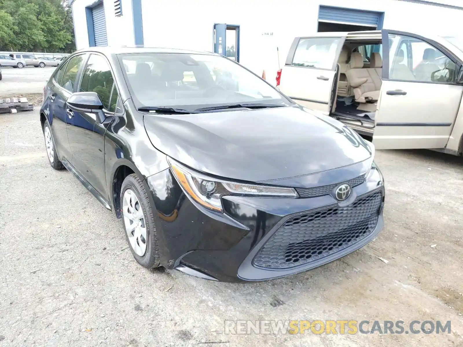 1 Photograph of a damaged car JTDEPRAE1LJ044362 TOYOTA COROLLA 2020