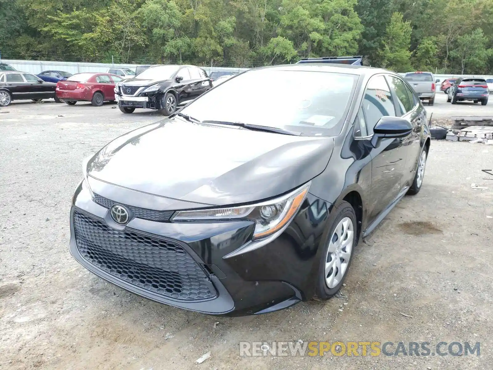 2 Photograph of a damaged car JTDEPRAE1LJ044362 TOYOTA COROLLA 2020