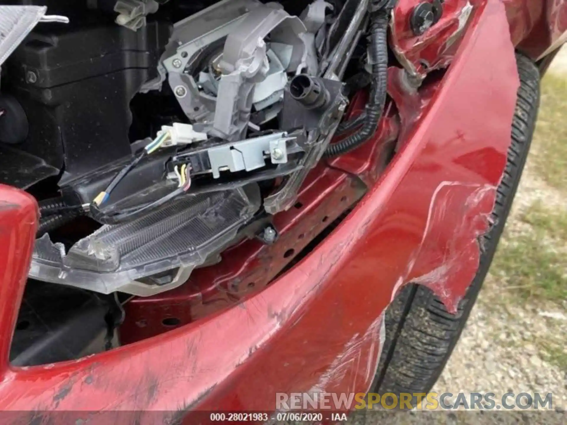 10 Photograph of a damaged car JTDEPRAE1LJ044457 TOYOTA COROLLA 2020