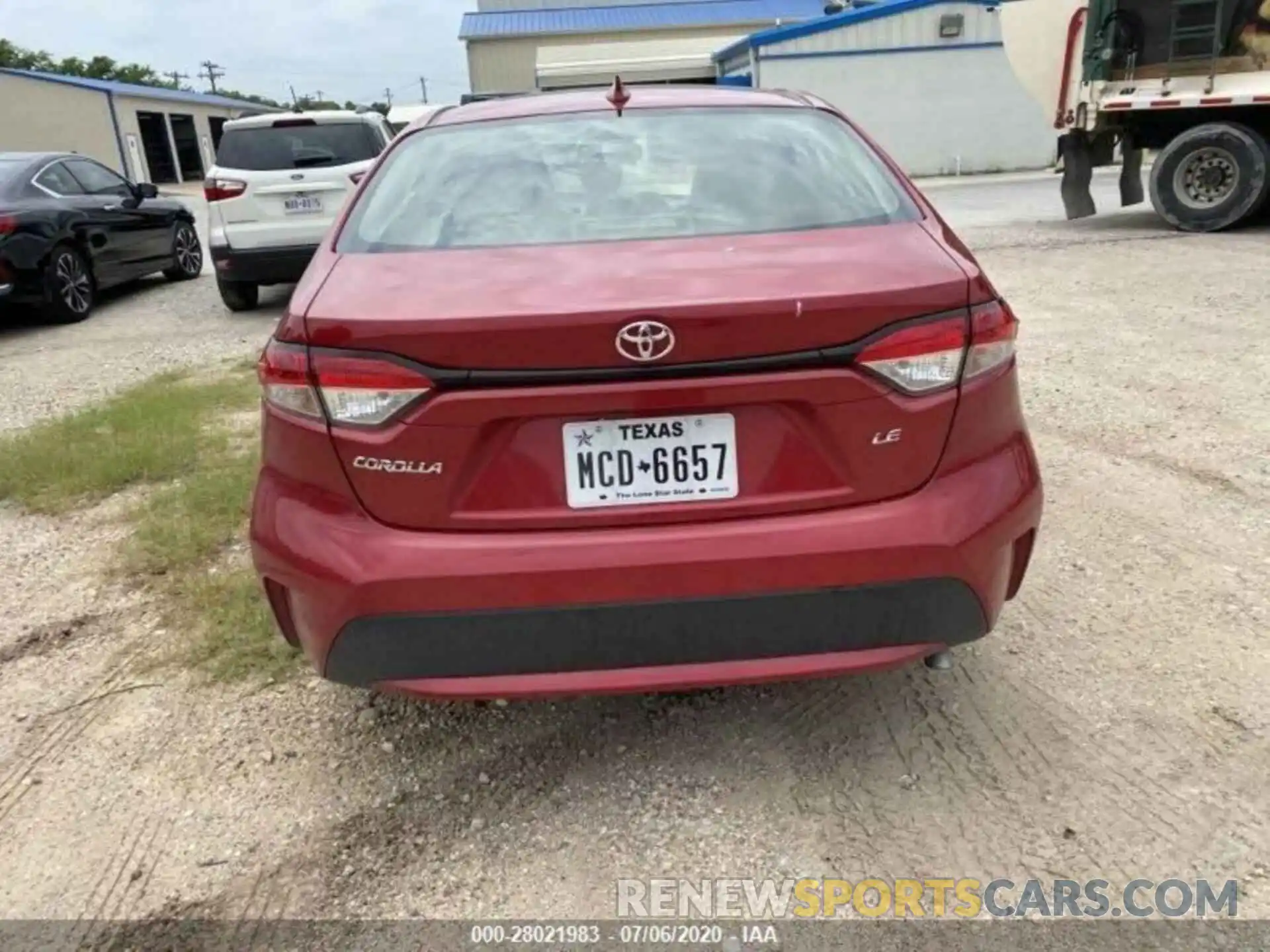 7 Photograph of a damaged car JTDEPRAE1LJ044457 TOYOTA COROLLA 2020