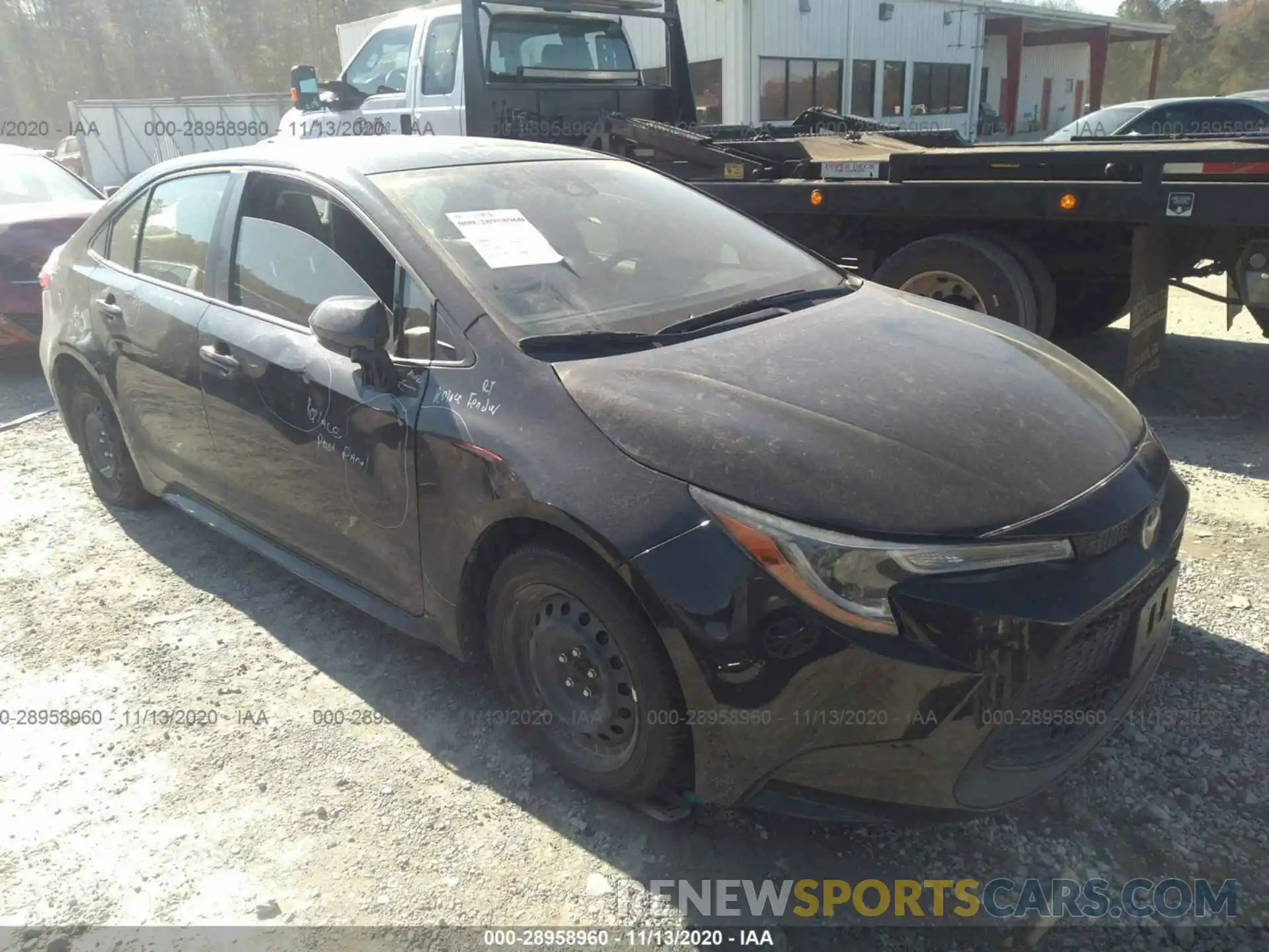 1 Photograph of a damaged car JTDEPRAE1LJ044636 TOYOTA COROLLA 2020