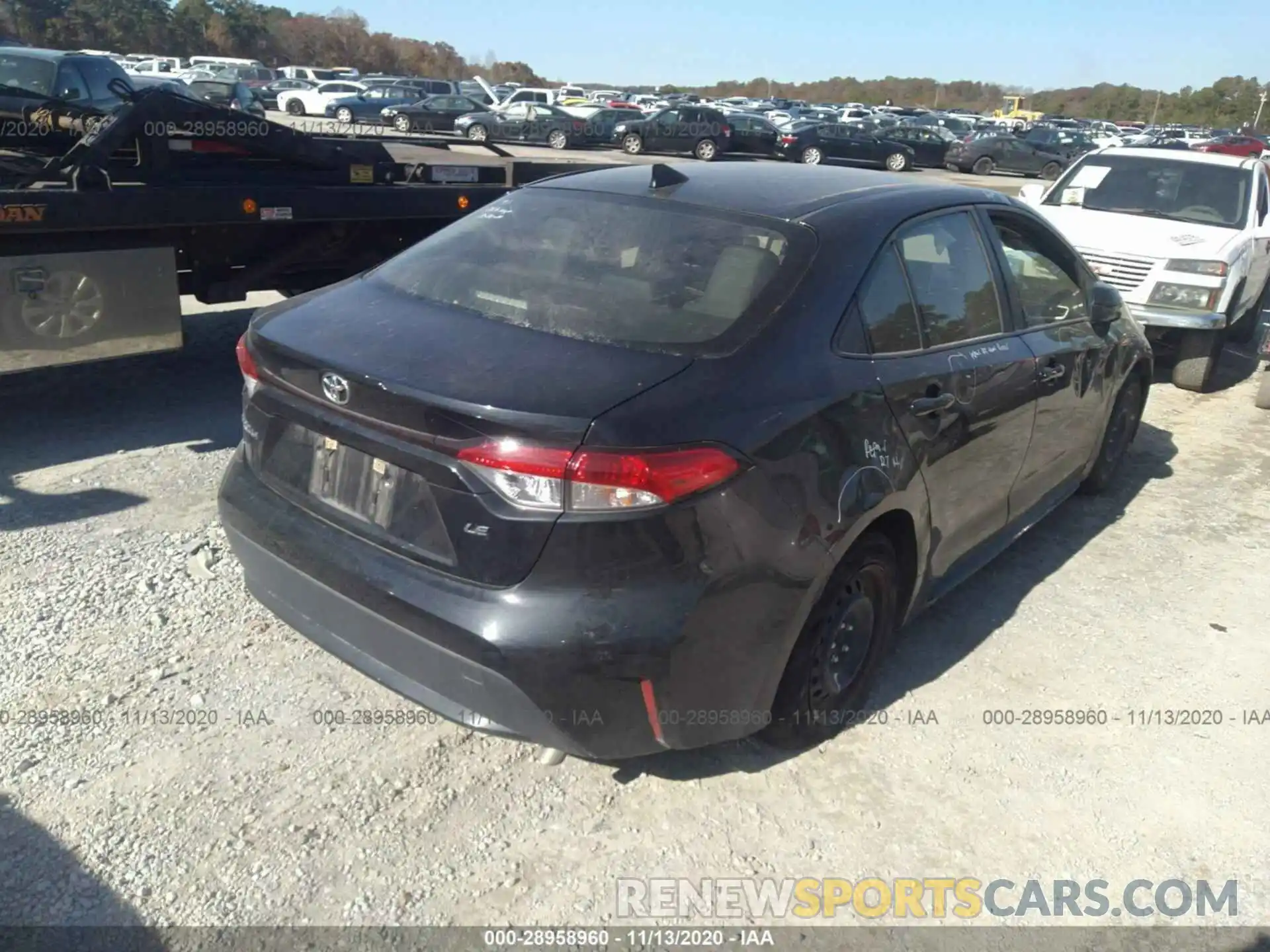 4 Photograph of a damaged car JTDEPRAE1LJ044636 TOYOTA COROLLA 2020