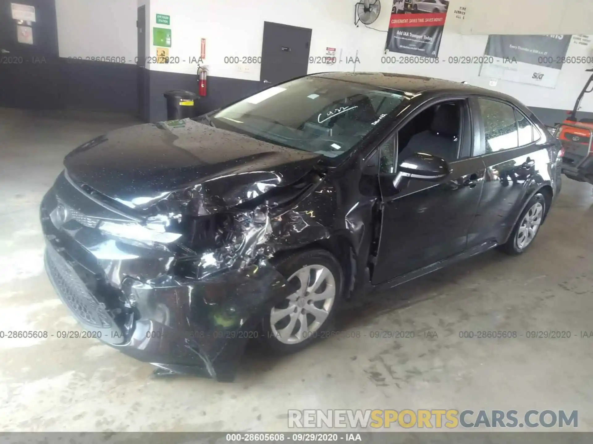 2 Photograph of a damaged car JTDEPRAE1LJ044765 TOYOTA COROLLA 2020