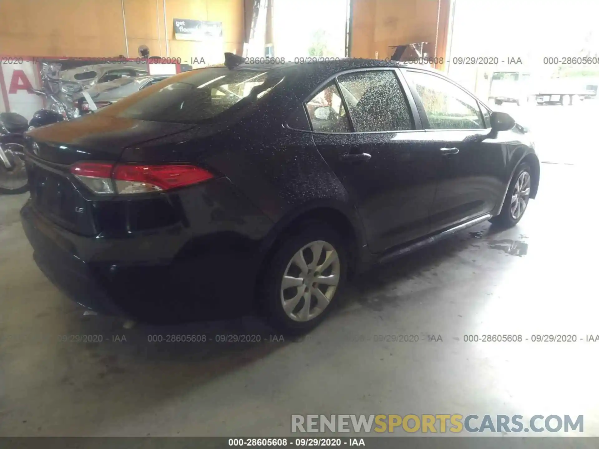 4 Photograph of a damaged car JTDEPRAE1LJ044765 TOYOTA COROLLA 2020