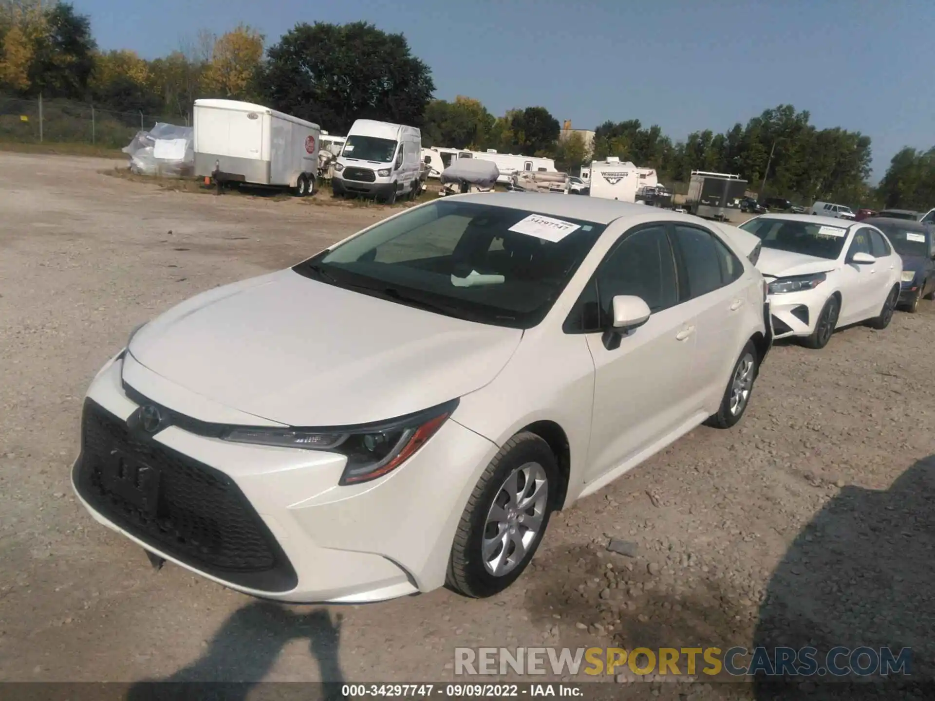 2 Photograph of a damaged car JTDEPRAE1LJ044913 TOYOTA COROLLA 2020