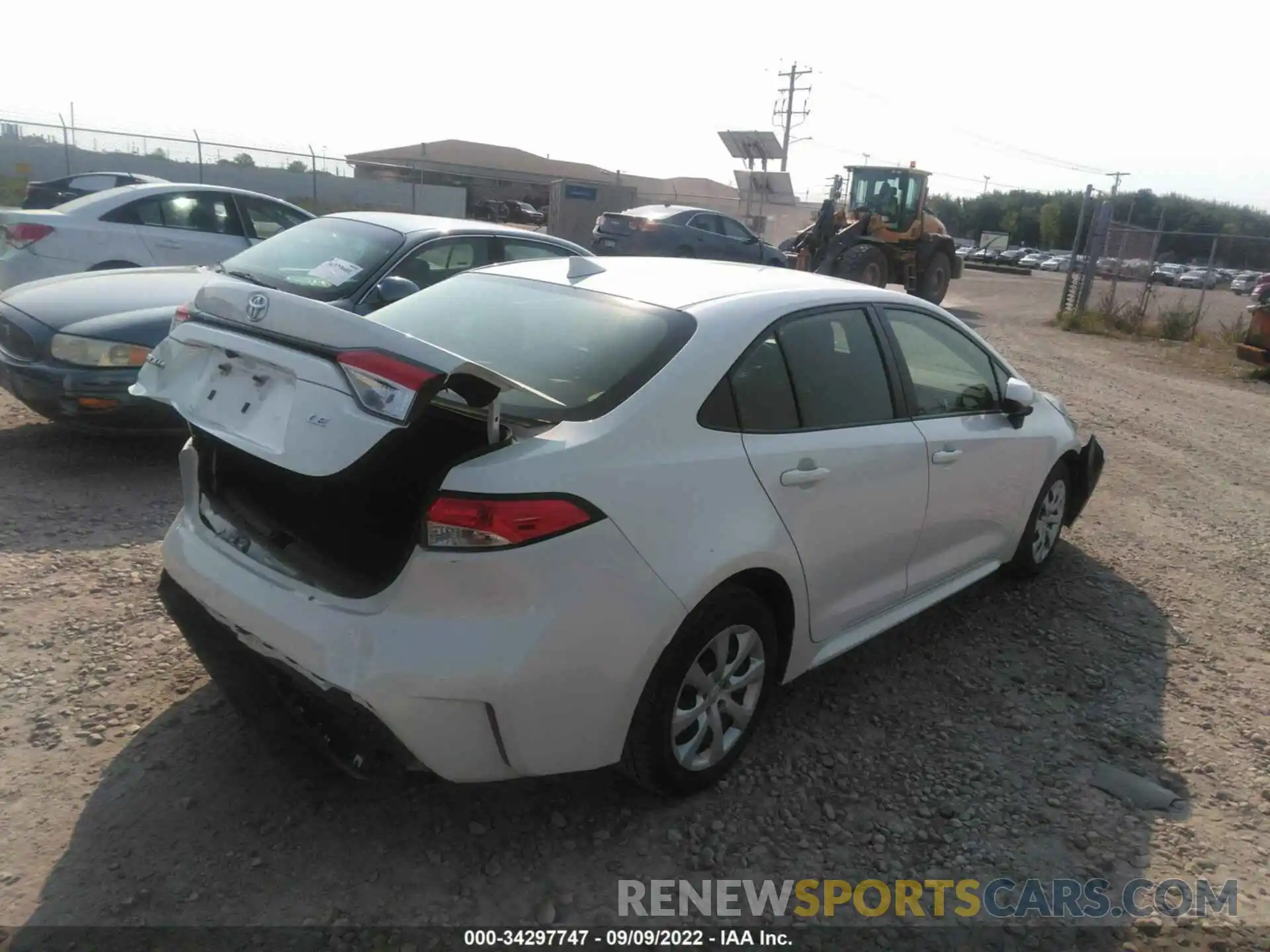 4 Photograph of a damaged car JTDEPRAE1LJ044913 TOYOTA COROLLA 2020