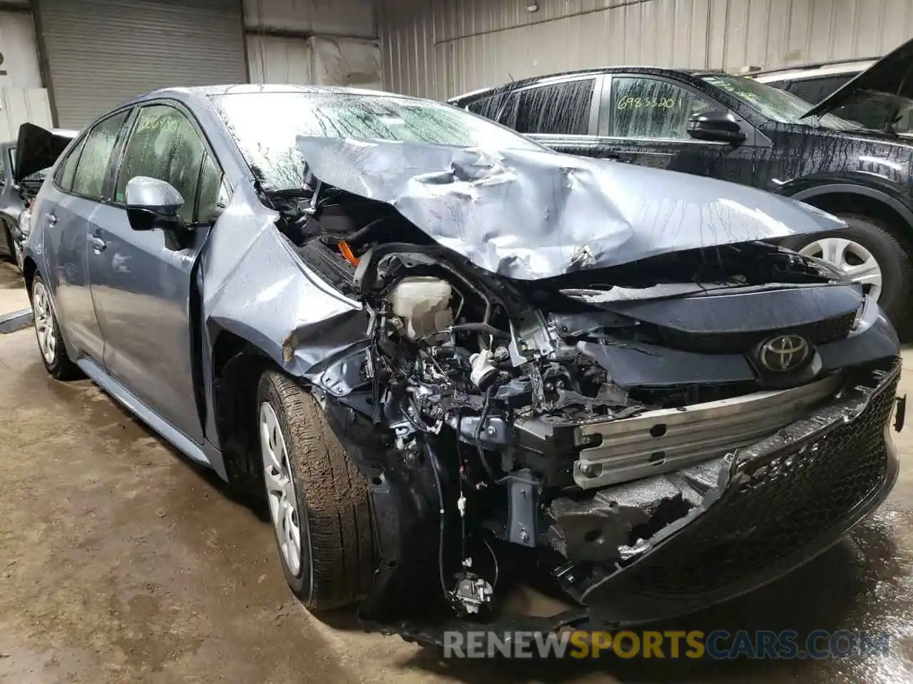 1 Photograph of a damaged car JTDEPRAE1LJ045303 TOYOTA COROLLA 2020