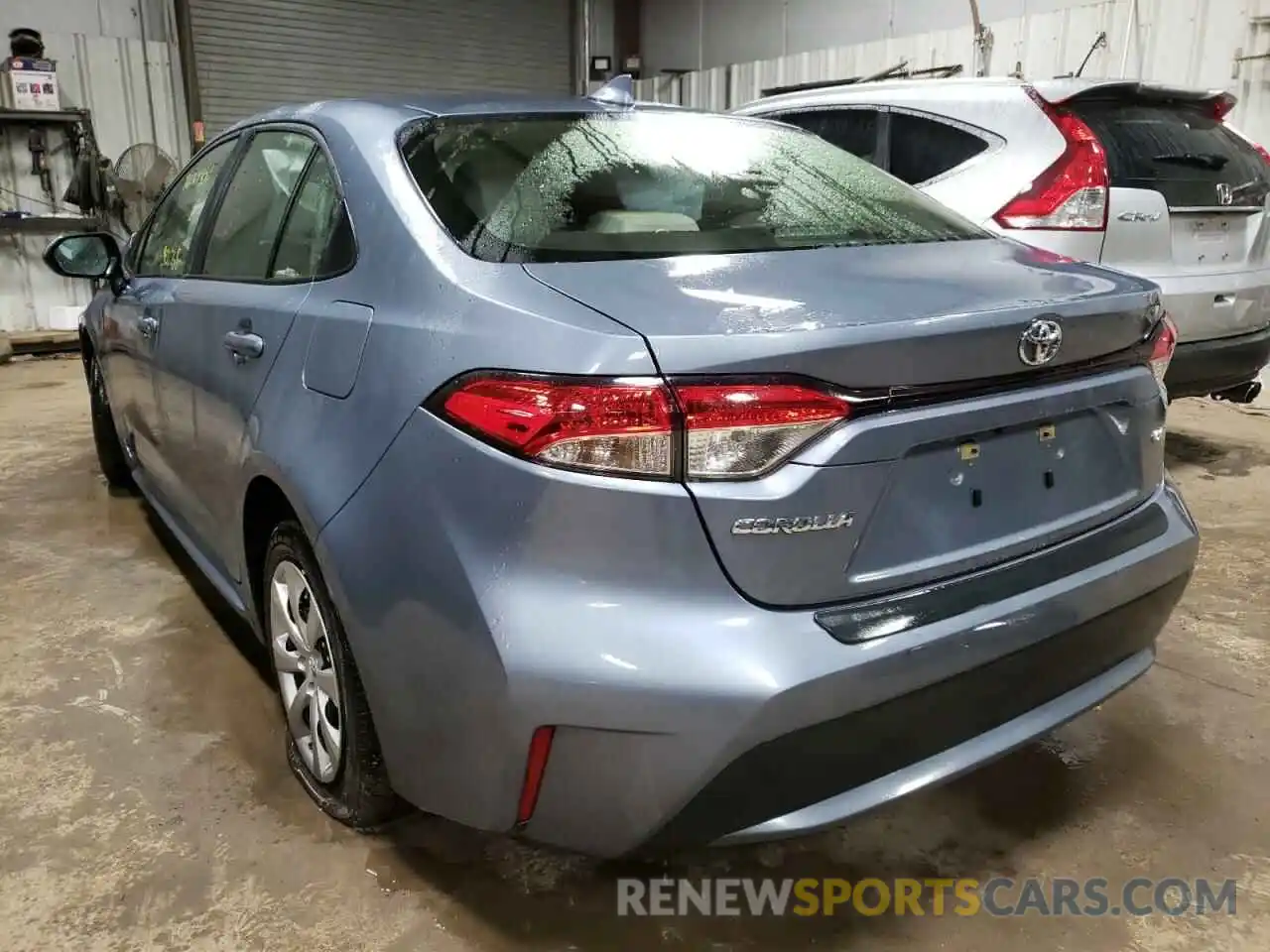 3 Photograph of a damaged car JTDEPRAE1LJ045303 TOYOTA COROLLA 2020