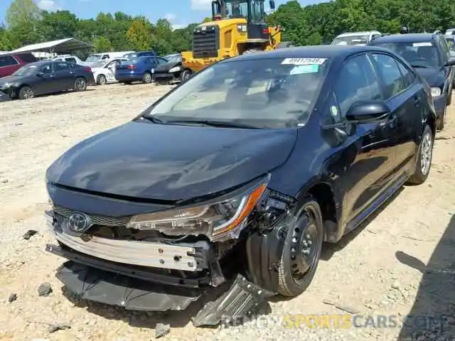 2 Photograph of a damaged car JTDEPRAE1LJ045866 TOYOTA COROLLA 2020