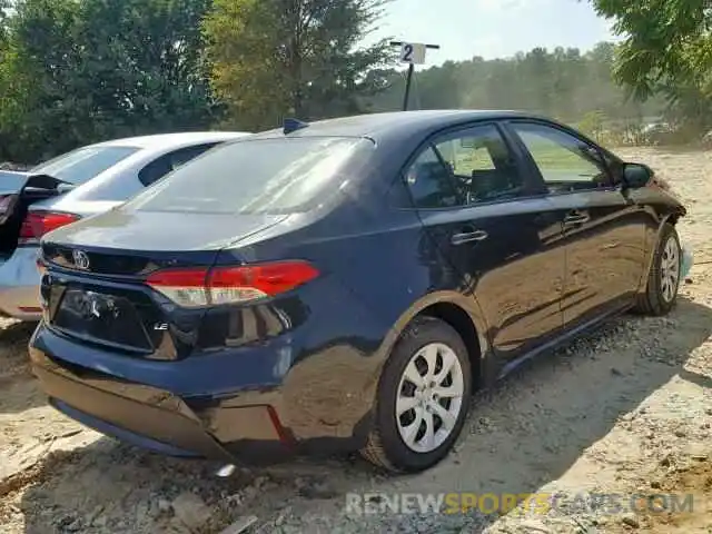 4 Photograph of a damaged car JTDEPRAE1LJ045866 TOYOTA COROLLA 2020