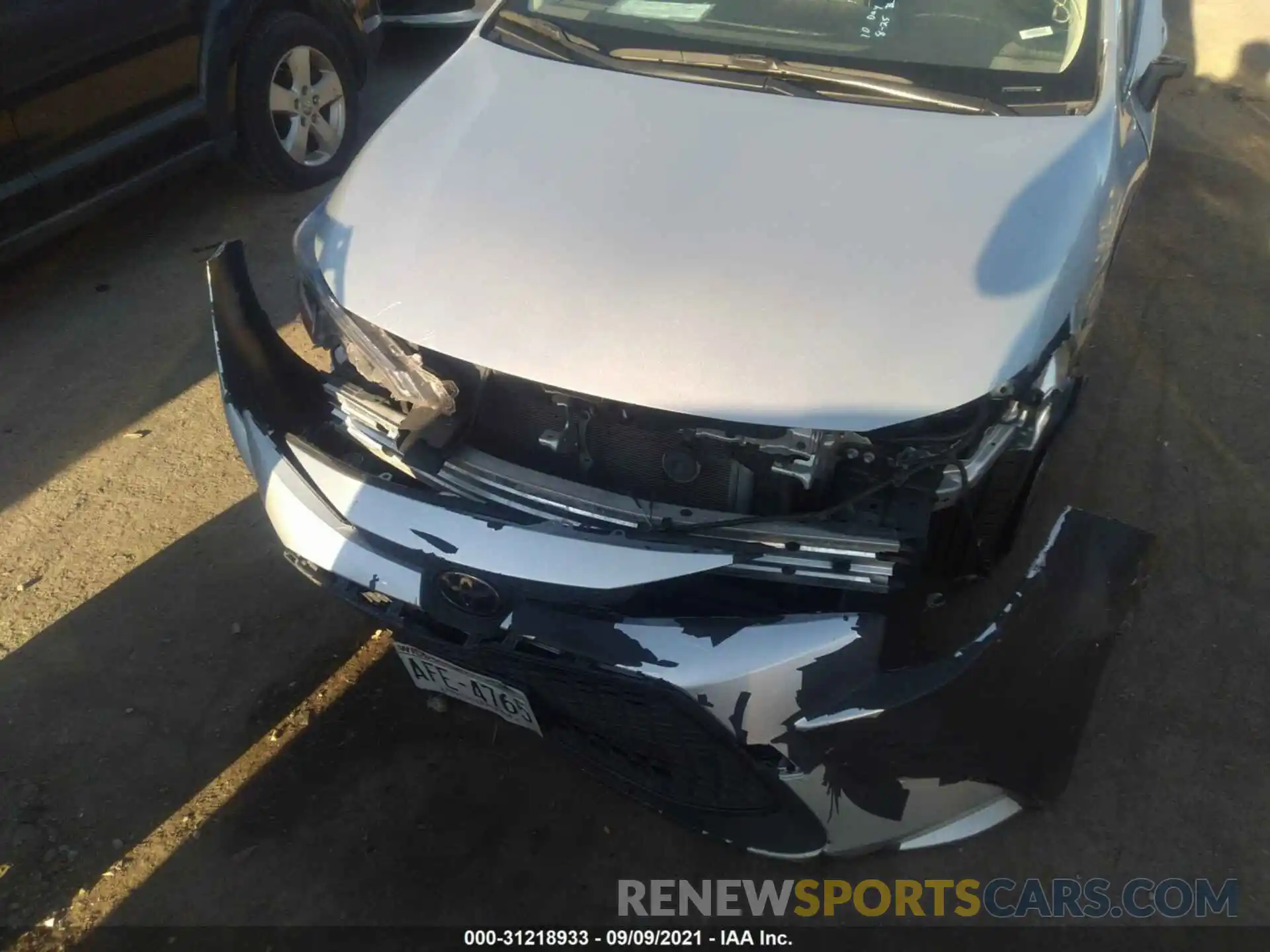 6 Photograph of a damaged car JTDEPRAE1LJ045933 TOYOTA COROLLA 2020