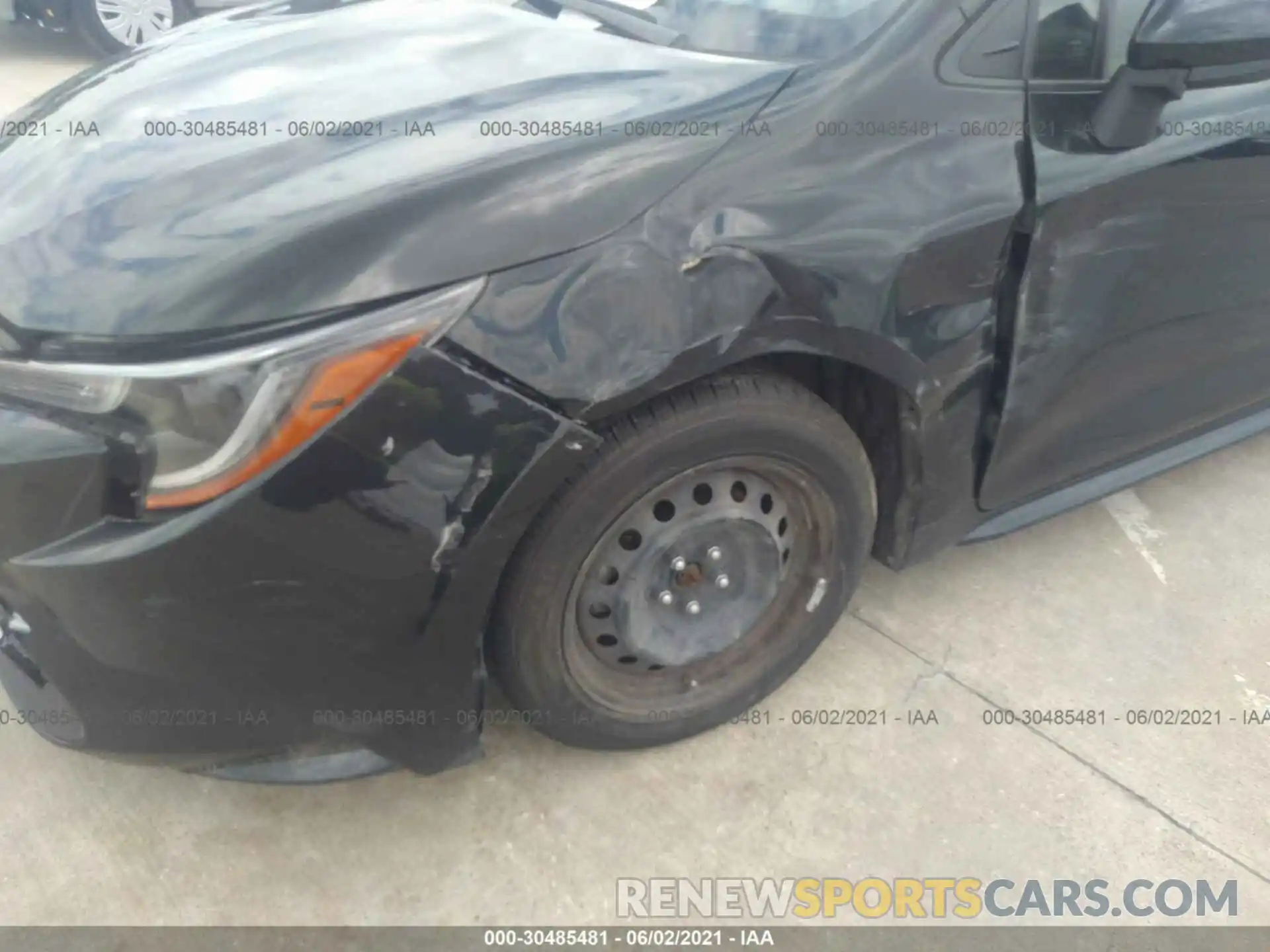 6 Photograph of a damaged car JTDEPRAE1LJ046001 TOYOTA COROLLA 2020