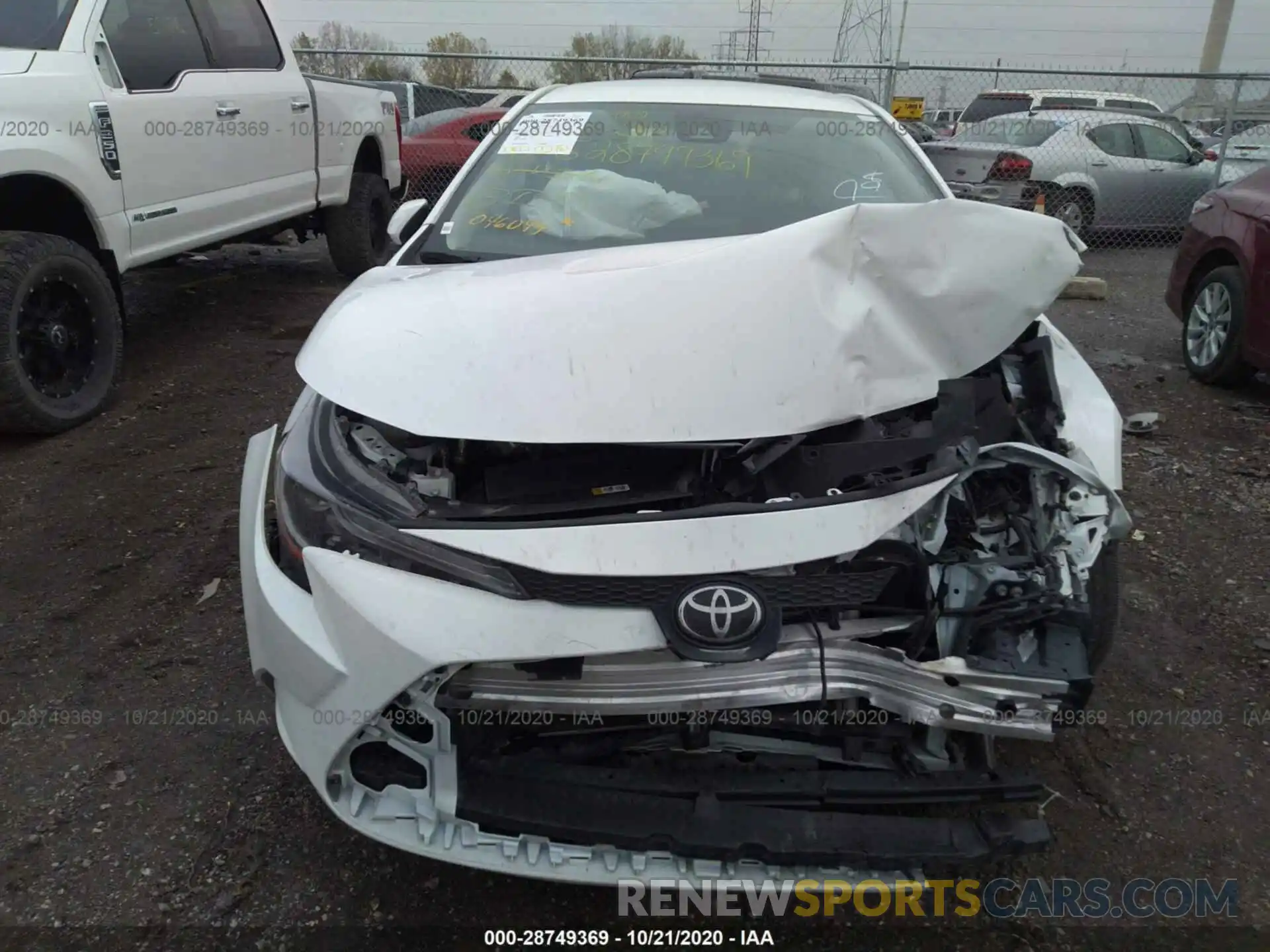 6 Photograph of a damaged car JTDEPRAE1LJ046094 TOYOTA COROLLA 2020