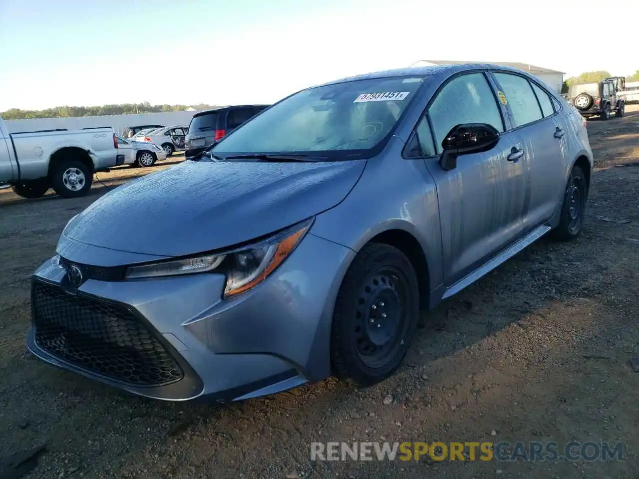 2 Photograph of a damaged car JTDEPRAE1LJ046788 TOYOTA COROLLA 2020