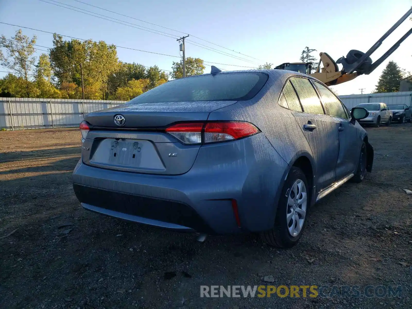 4 Photograph of a damaged car JTDEPRAE1LJ046788 TOYOTA COROLLA 2020