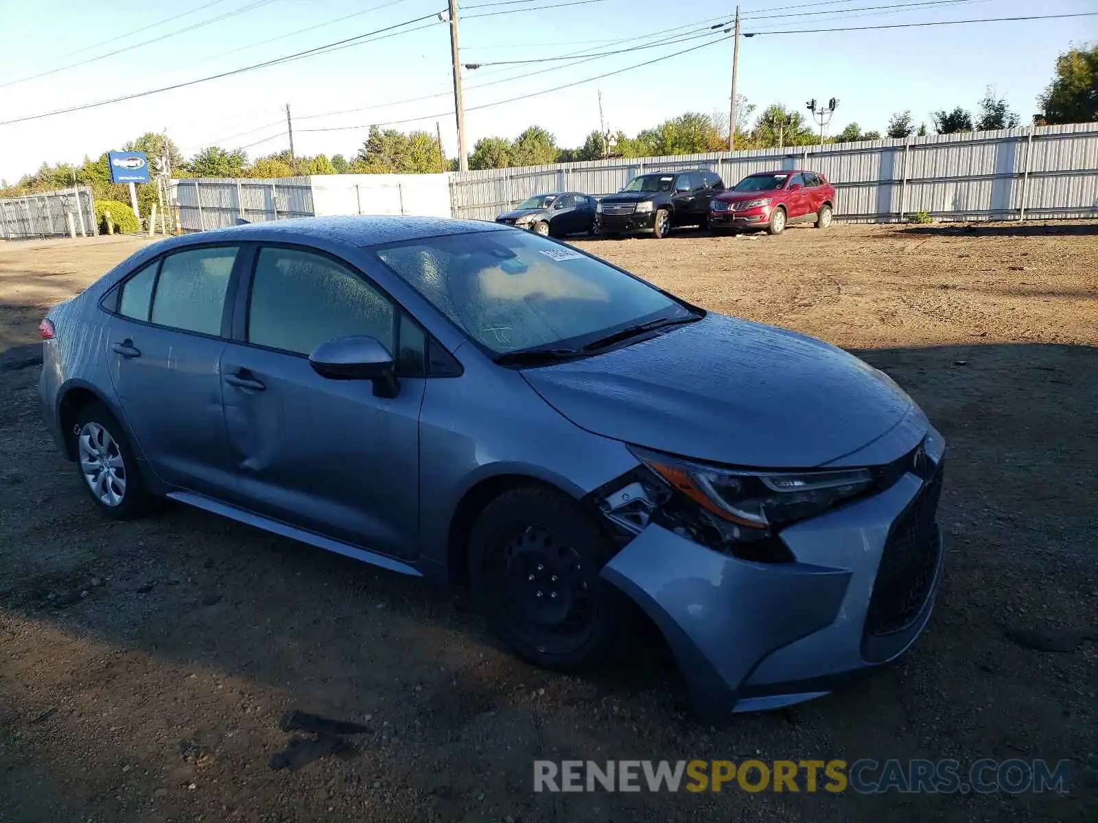 9 Photograph of a damaged car JTDEPRAE1LJ046788 TOYOTA COROLLA 2020