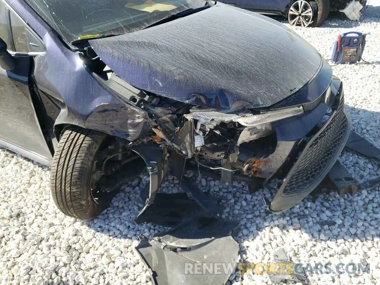 9 Photograph of a damaged car JTDEPRAE1LJ046970 TOYOTA COROLLA 2020