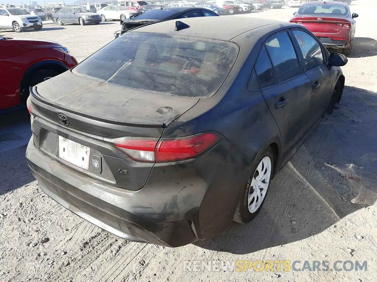 4 Photograph of a damaged car JTDEPRAE1LJ046998 TOYOTA COROLLA 2020