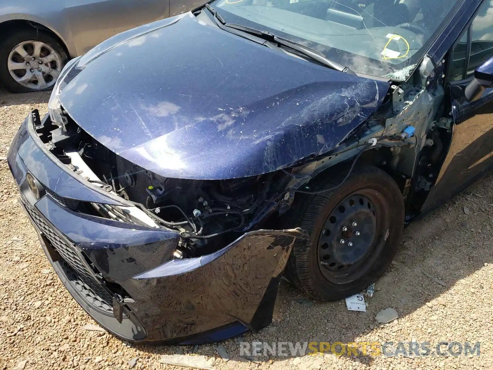 9 Photograph of a damaged car JTDEPRAE1LJ047374 TOYOTA COROLLA 2020