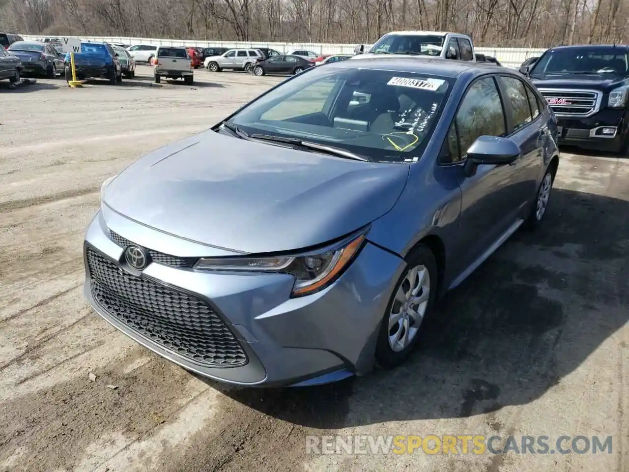 2 Photograph of a damaged car JTDEPRAE1LJ047391 TOYOTA COROLLA 2020