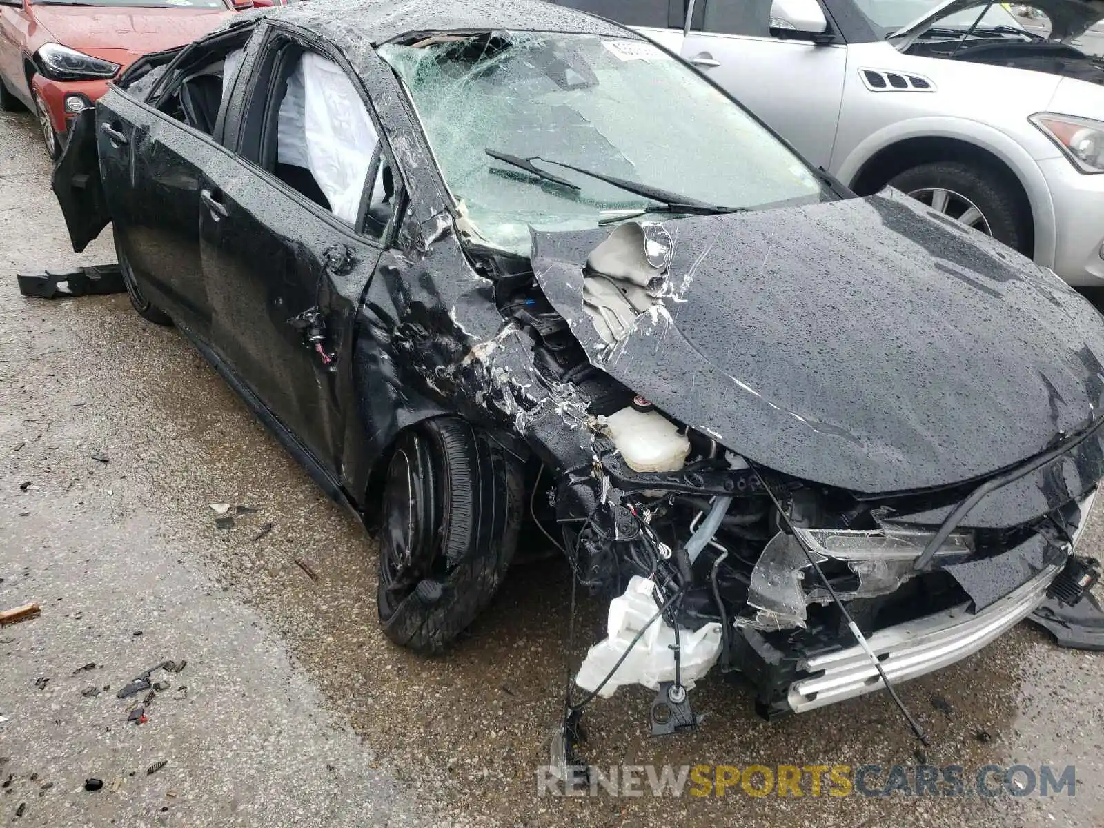 9 Photograph of a damaged car JTDEPRAE1LJ047455 TOYOTA COROLLA 2020