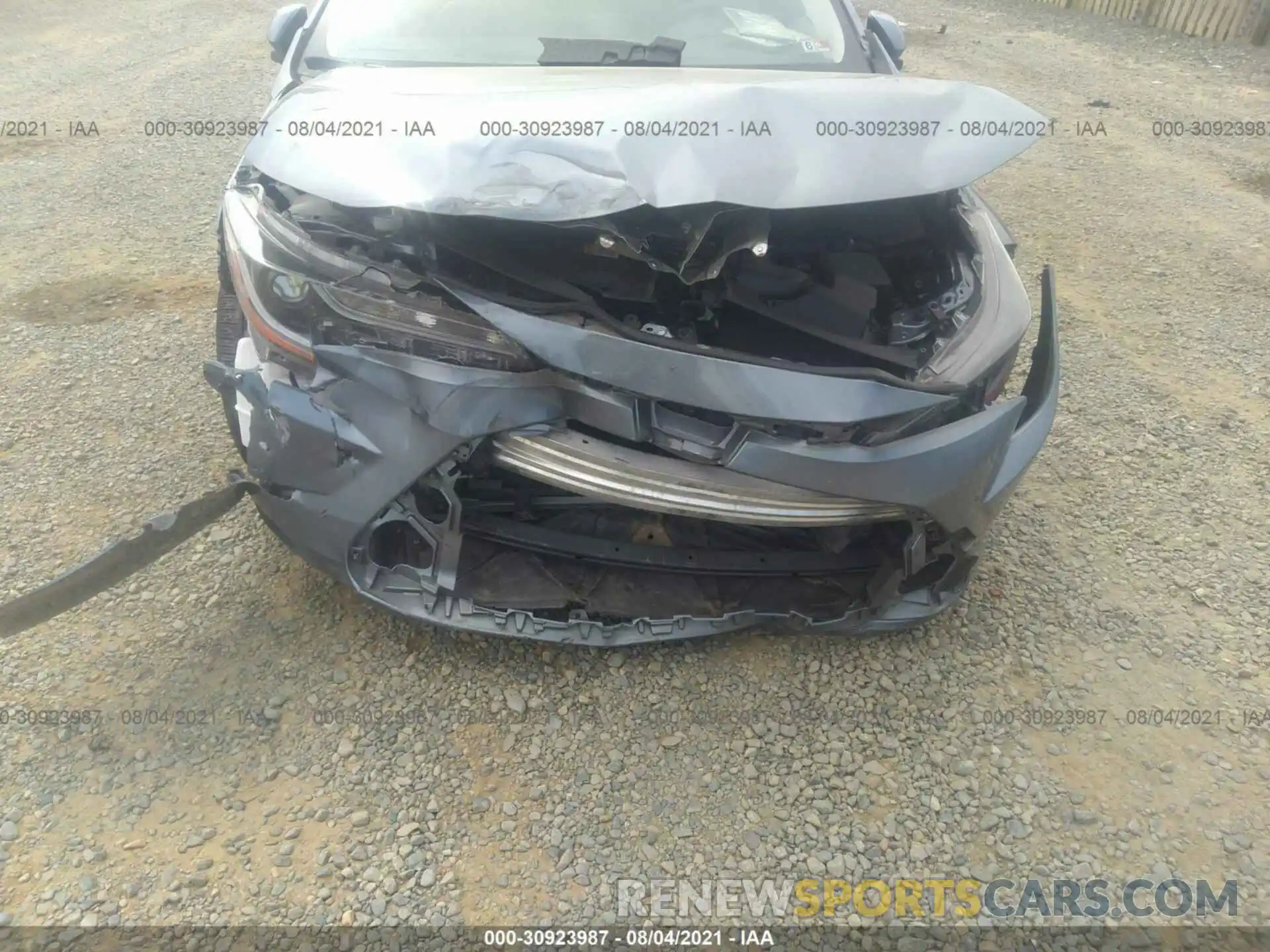 6 Photograph of a damaged car JTDEPRAE1LJ047570 TOYOTA COROLLA 2020