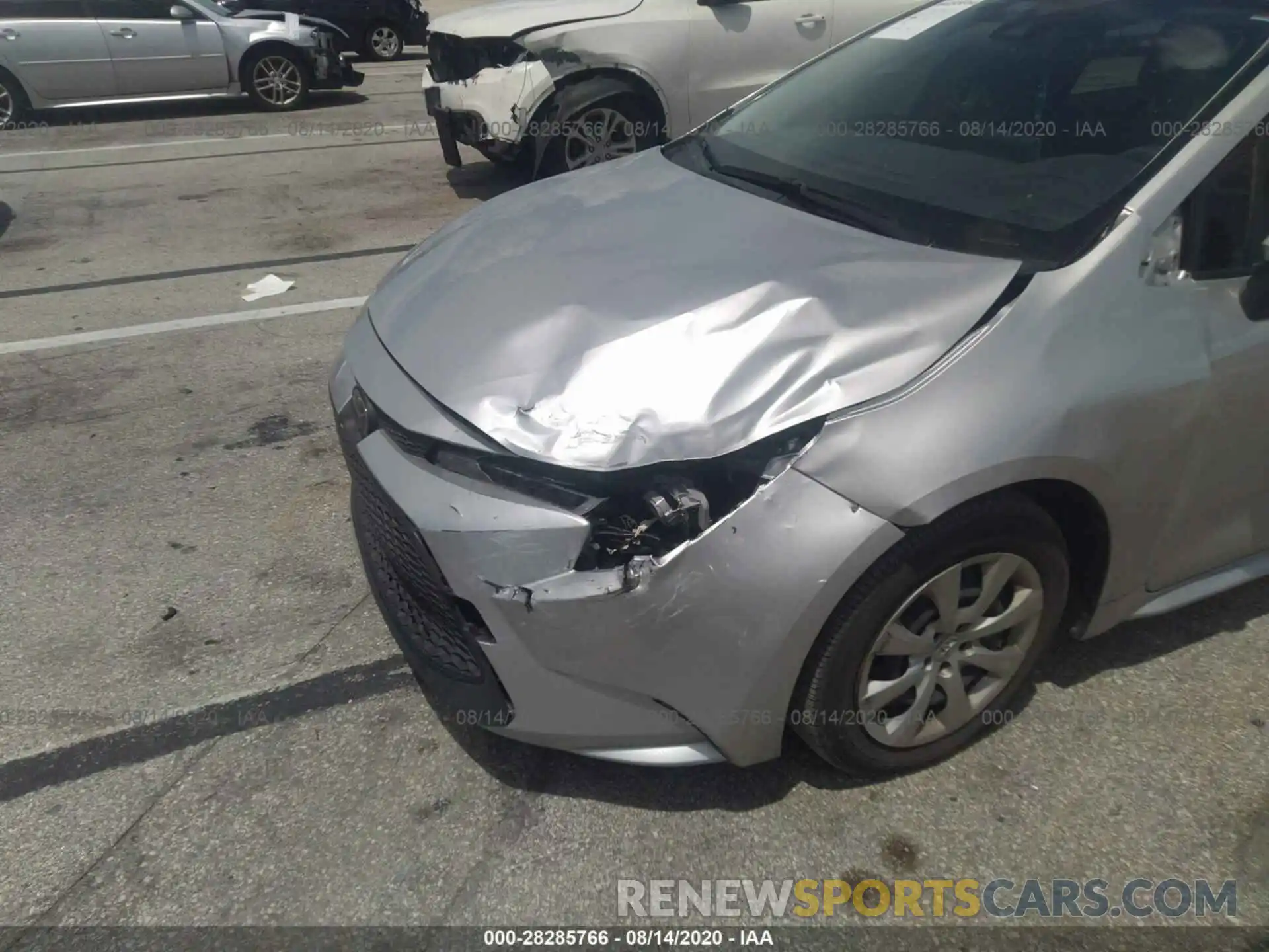 6 Photograph of a damaged car JTDEPRAE1LJ047682 TOYOTA COROLLA 2020