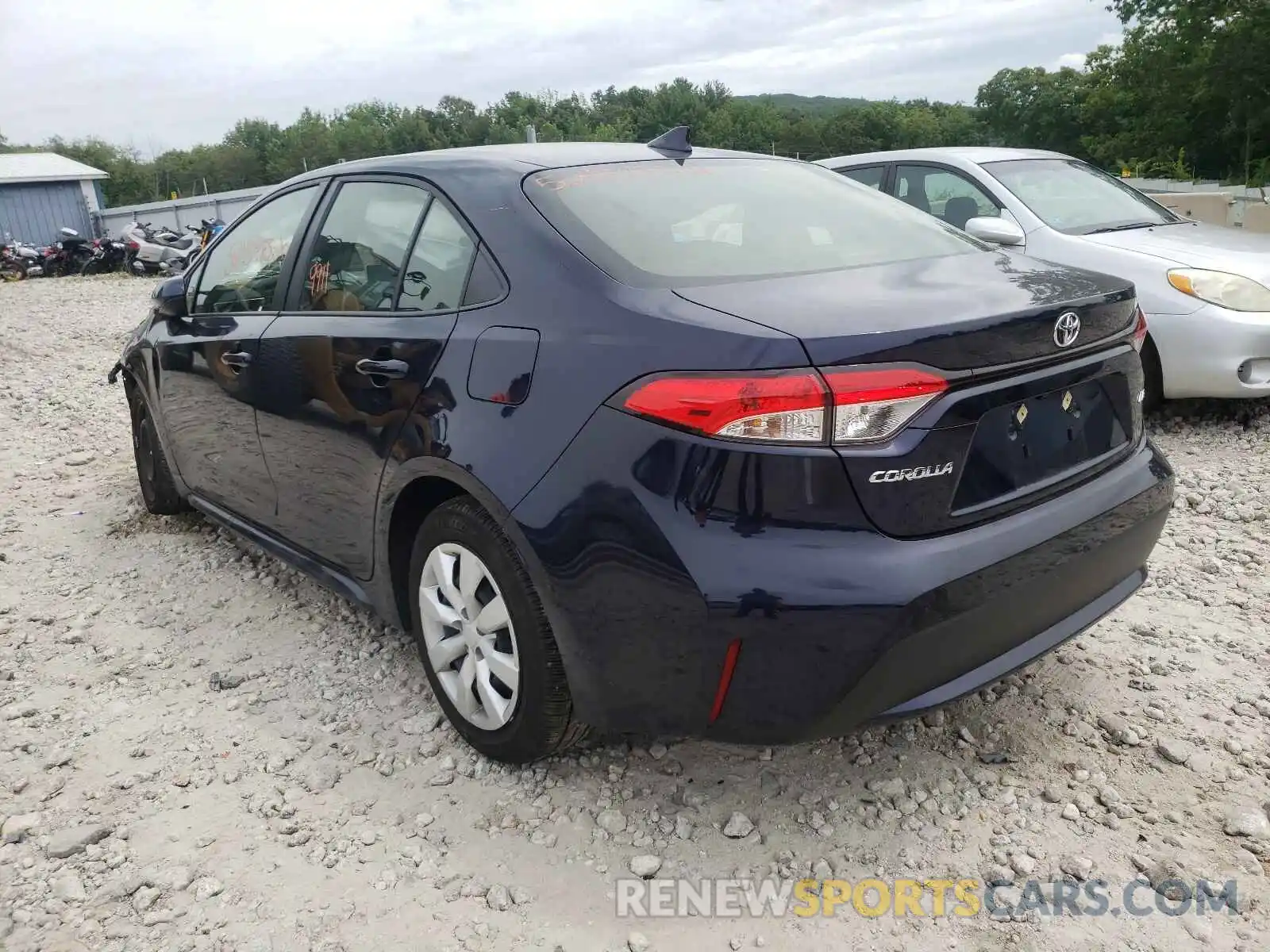 3 Photograph of a damaged car JTDEPRAE1LJ047830 TOYOTA COROLLA 2020