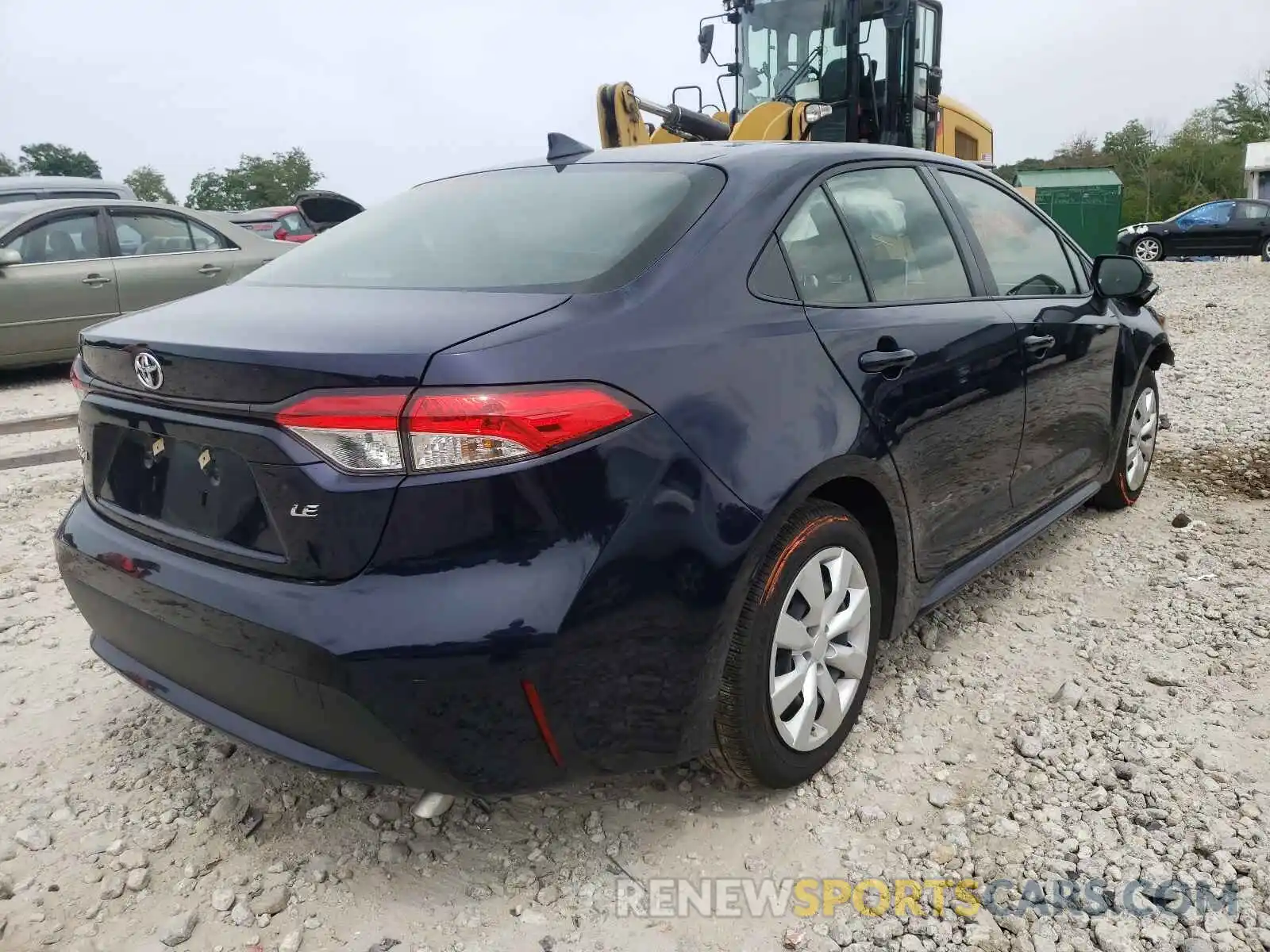 4 Photograph of a damaged car JTDEPRAE1LJ047830 TOYOTA COROLLA 2020