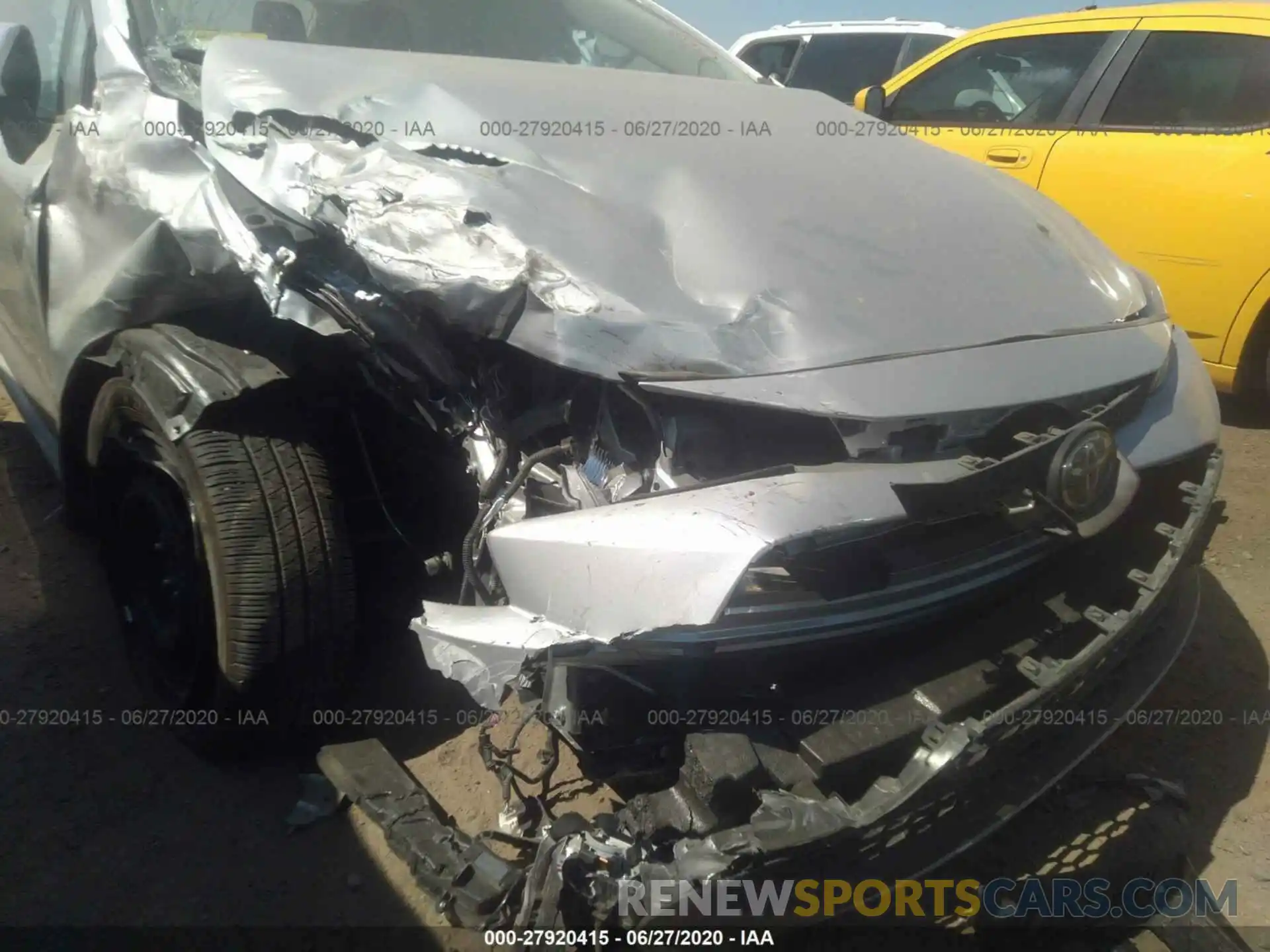 6 Photograph of a damaged car JTDEPRAE1LJ048315 TOYOTA COROLLA 2020