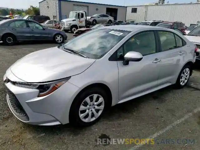 2 Photograph of a damaged car JTDEPRAE1LJ049240 TOYOTA COROLLA 2020