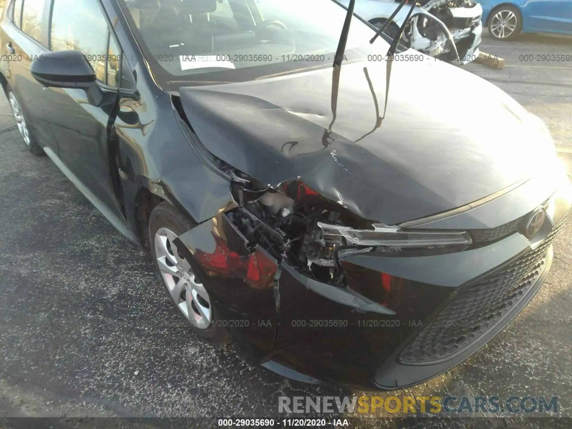 6 Photograph of a damaged car JTDEPRAE1LJ049402 TOYOTA COROLLA 2020