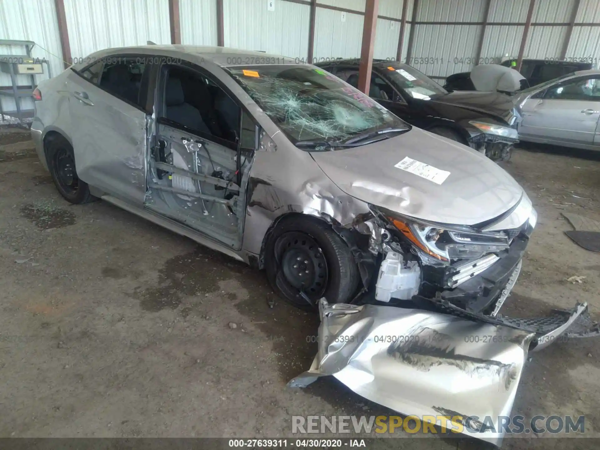 6 Photograph of a damaged car JTDEPRAE1LJ049786 TOYOTA COROLLA 2020