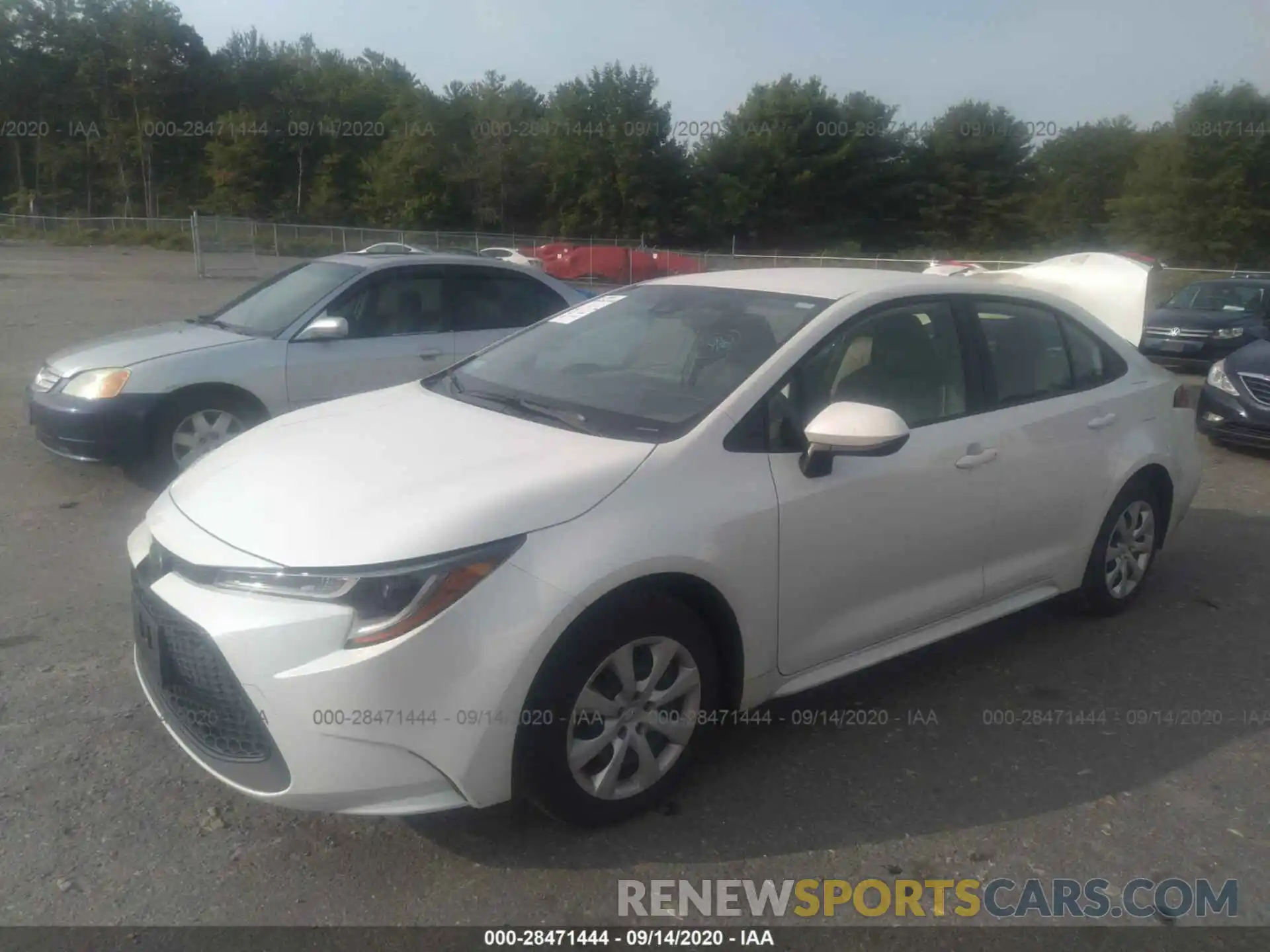 2 Photograph of a damaged car JTDEPRAE1LJ050212 TOYOTA COROLLA 2020