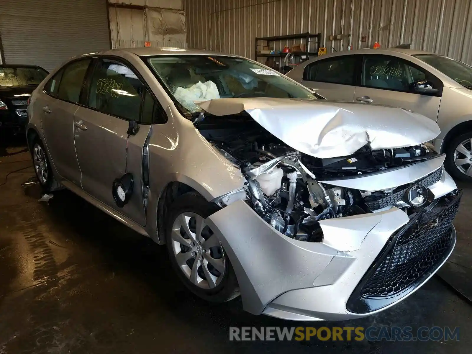 1 Photograph of a damaged car JTDEPRAE1LJ050291 TOYOTA COROLLA 2020