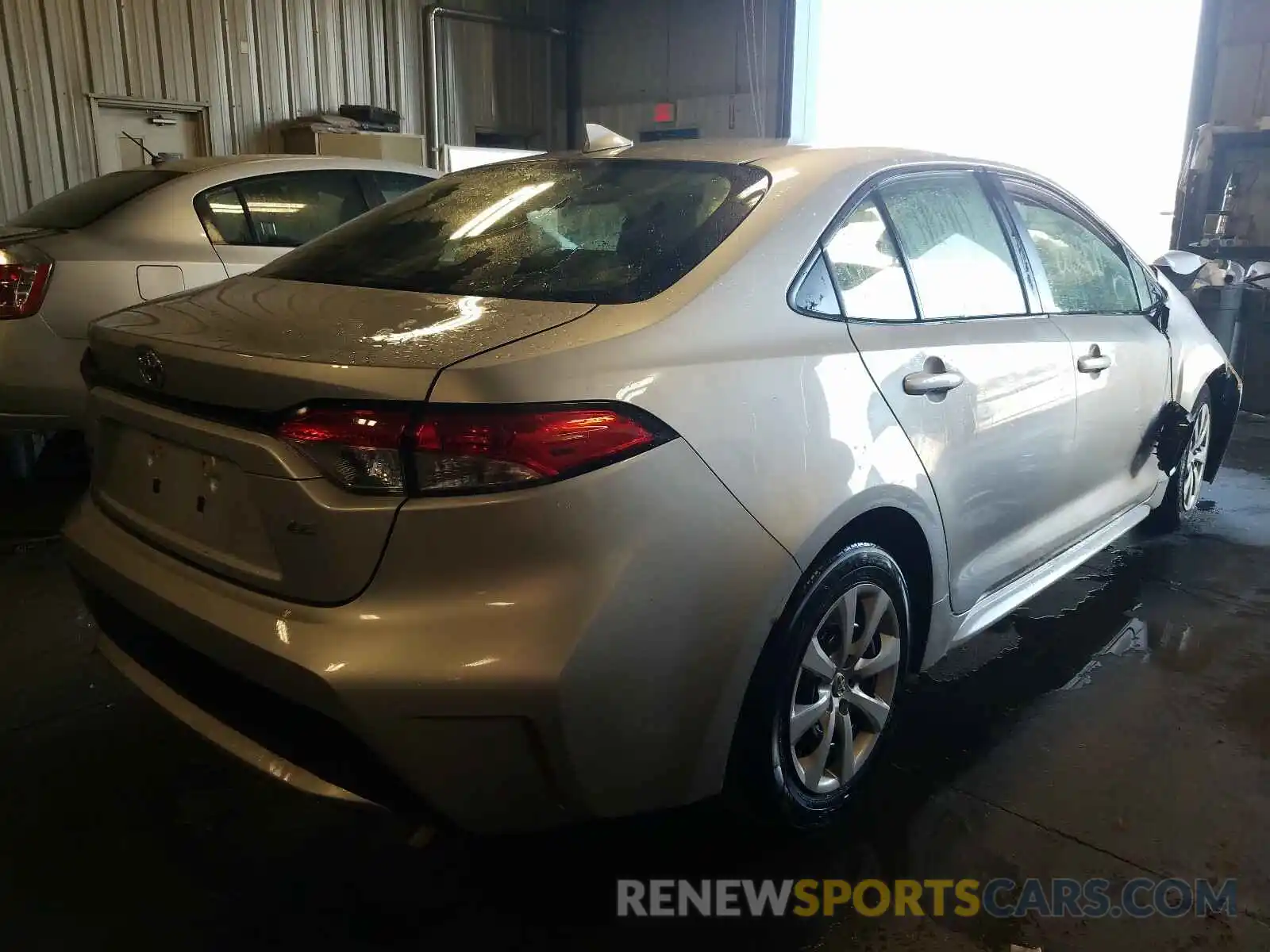 4 Photograph of a damaged car JTDEPRAE1LJ050291 TOYOTA COROLLA 2020