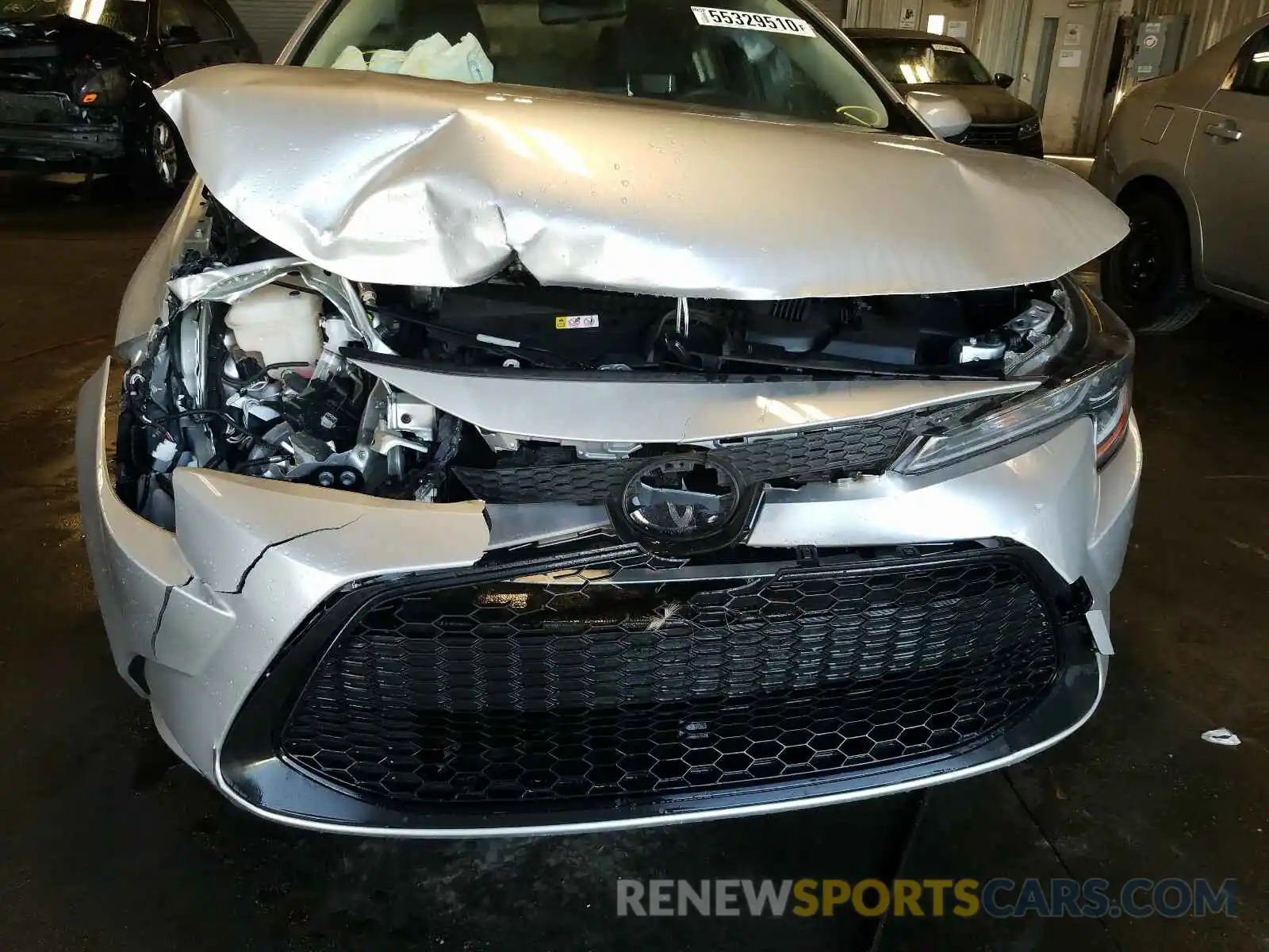 9 Photograph of a damaged car JTDEPRAE1LJ050291 TOYOTA COROLLA 2020