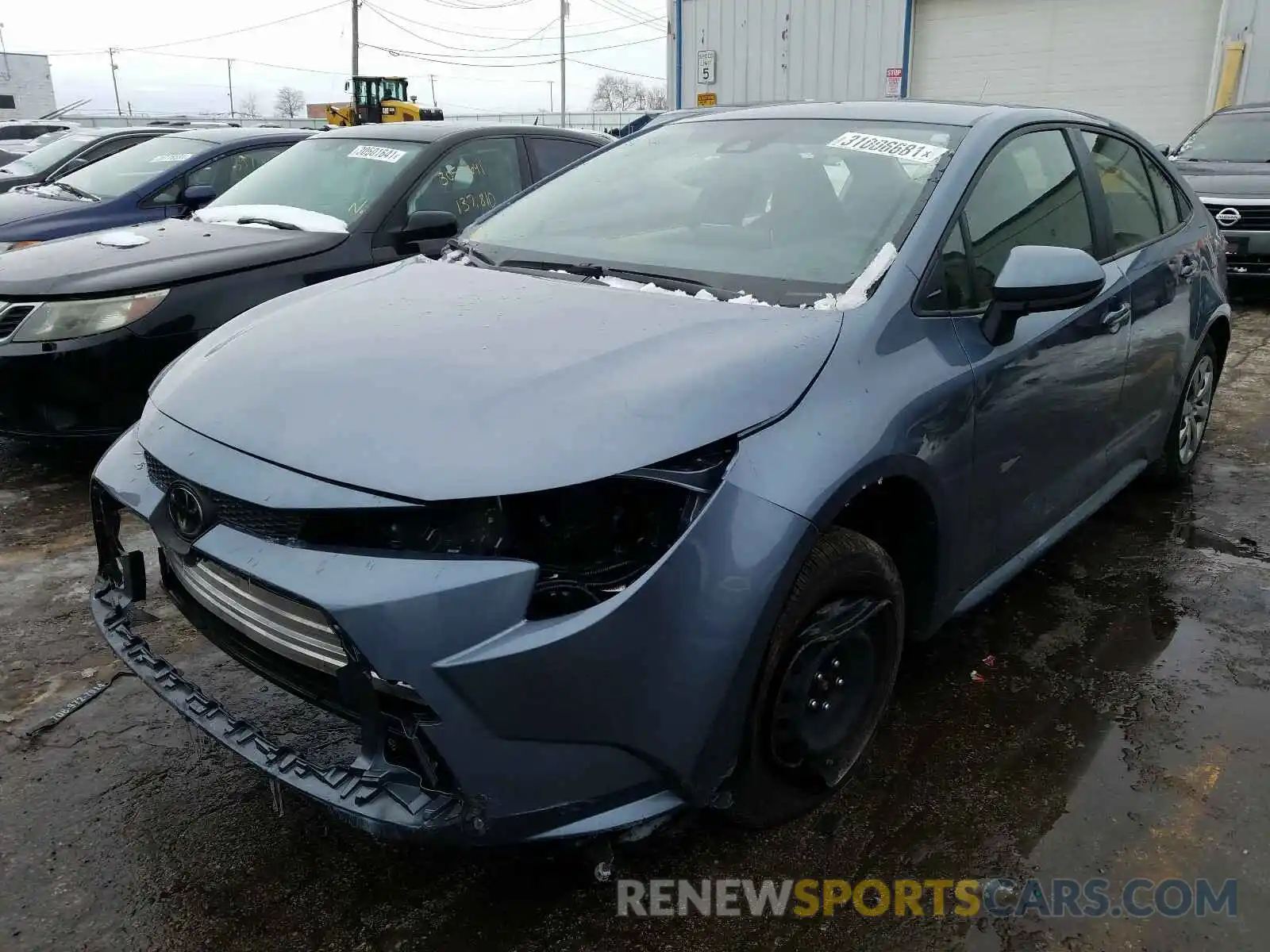 2 Photograph of a damaged car JTDEPRAE1LJ050324 TOYOTA COROLLA 2020