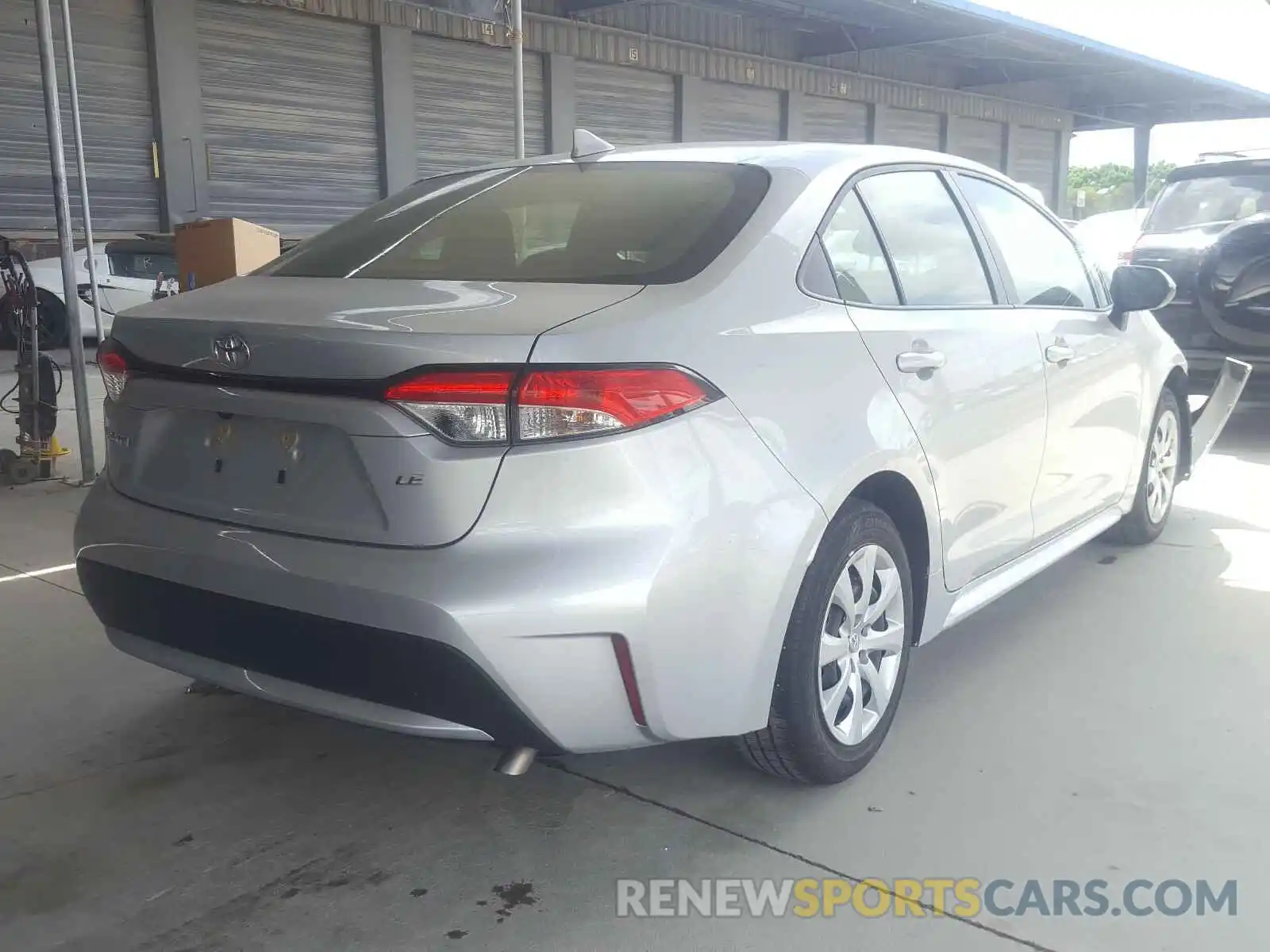 4 Photograph of a damaged car JTDEPRAE1LJ050498 TOYOTA COROLLA 2020