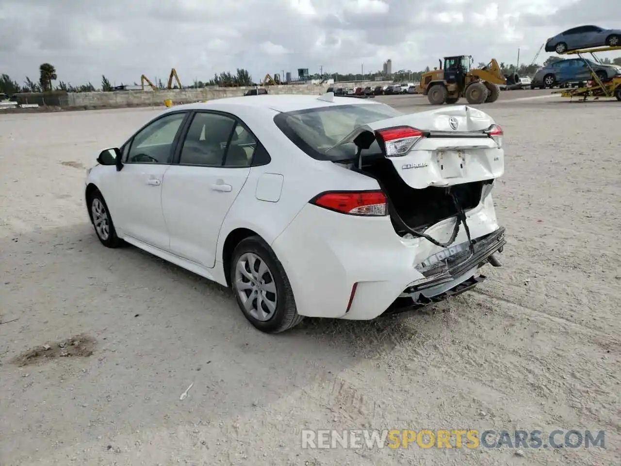 3 Photograph of a damaged car JTDEPRAE1LJ051103 TOYOTA COROLLA 2020