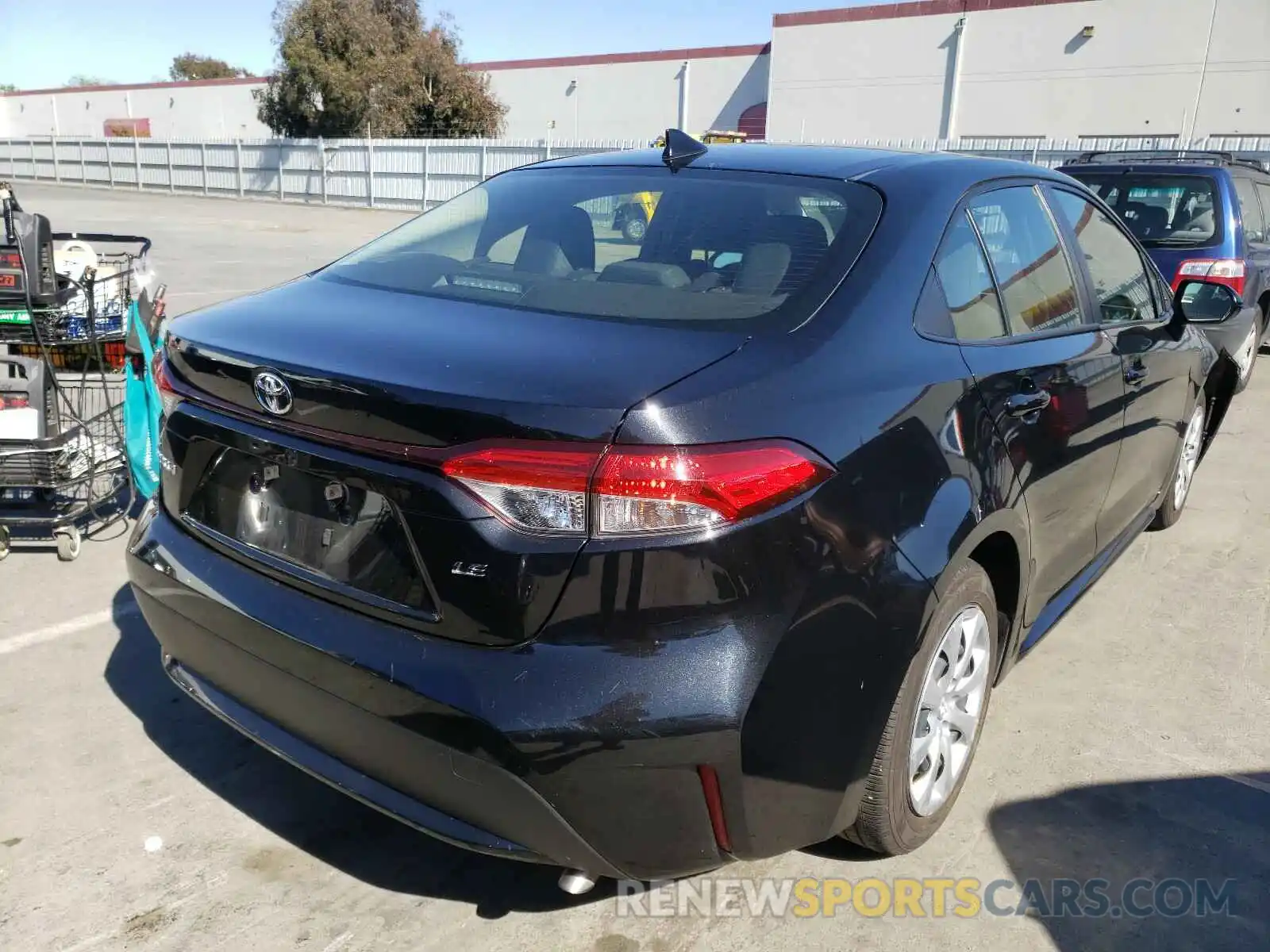 4 Photograph of a damaged car JTDEPRAE1LJ051148 TOYOTA COROLLA 2020