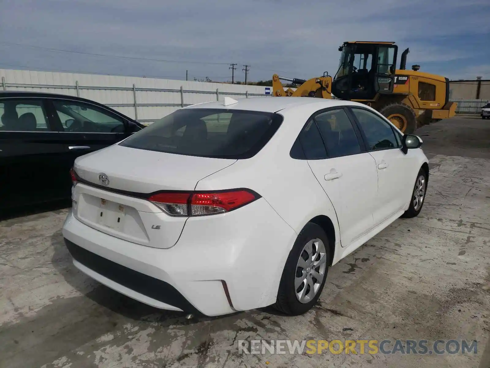 4 Photograph of a damaged car JTDEPRAE1LJ051179 TOYOTA COROLLA 2020